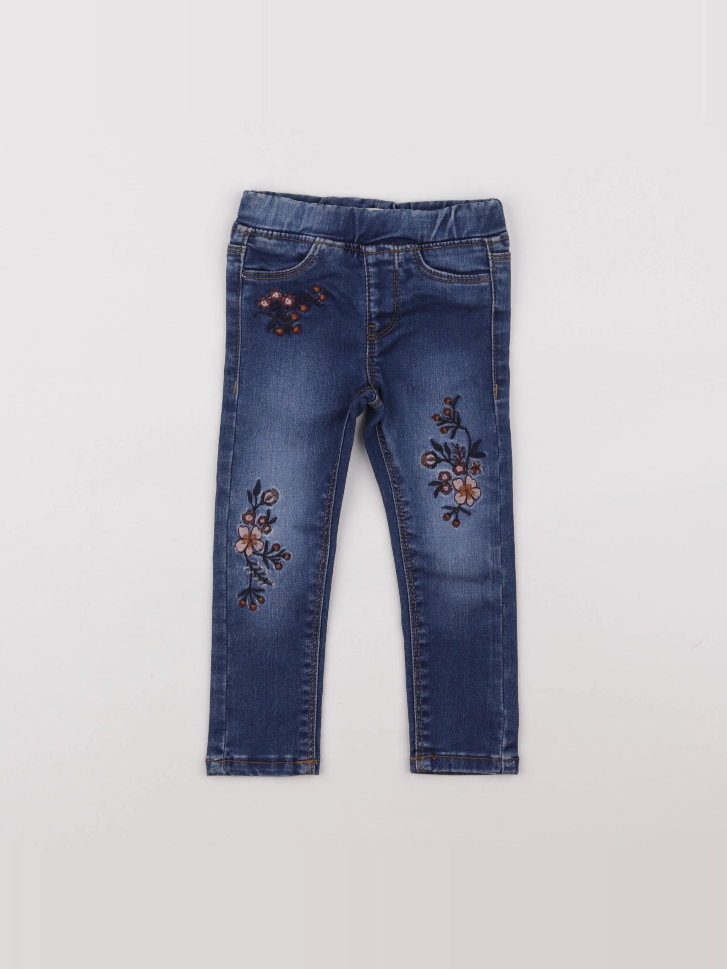 Vertbaudet - jegging bleu - 2 ans