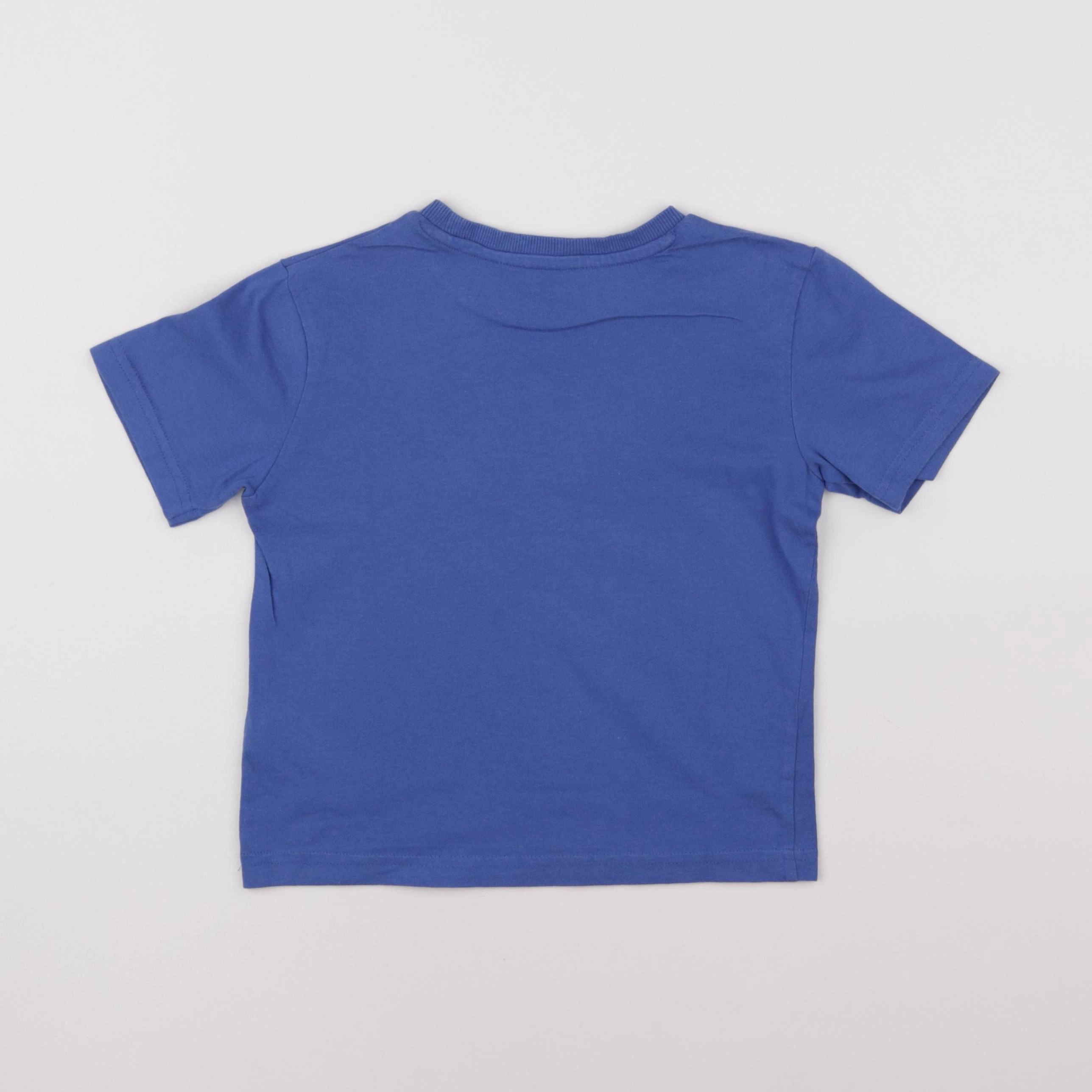 Vertbaudet - tee-shirt bleu - 5 ans