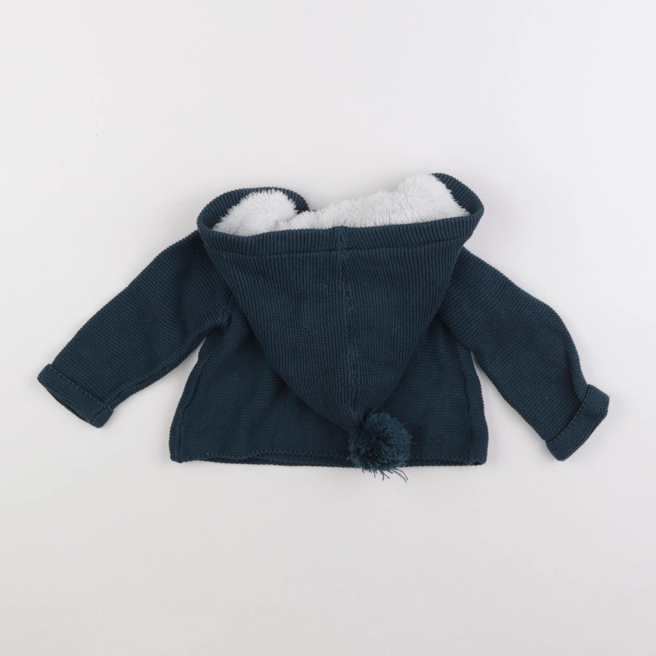 Vertbaudet - gilet bleu - 9 mois