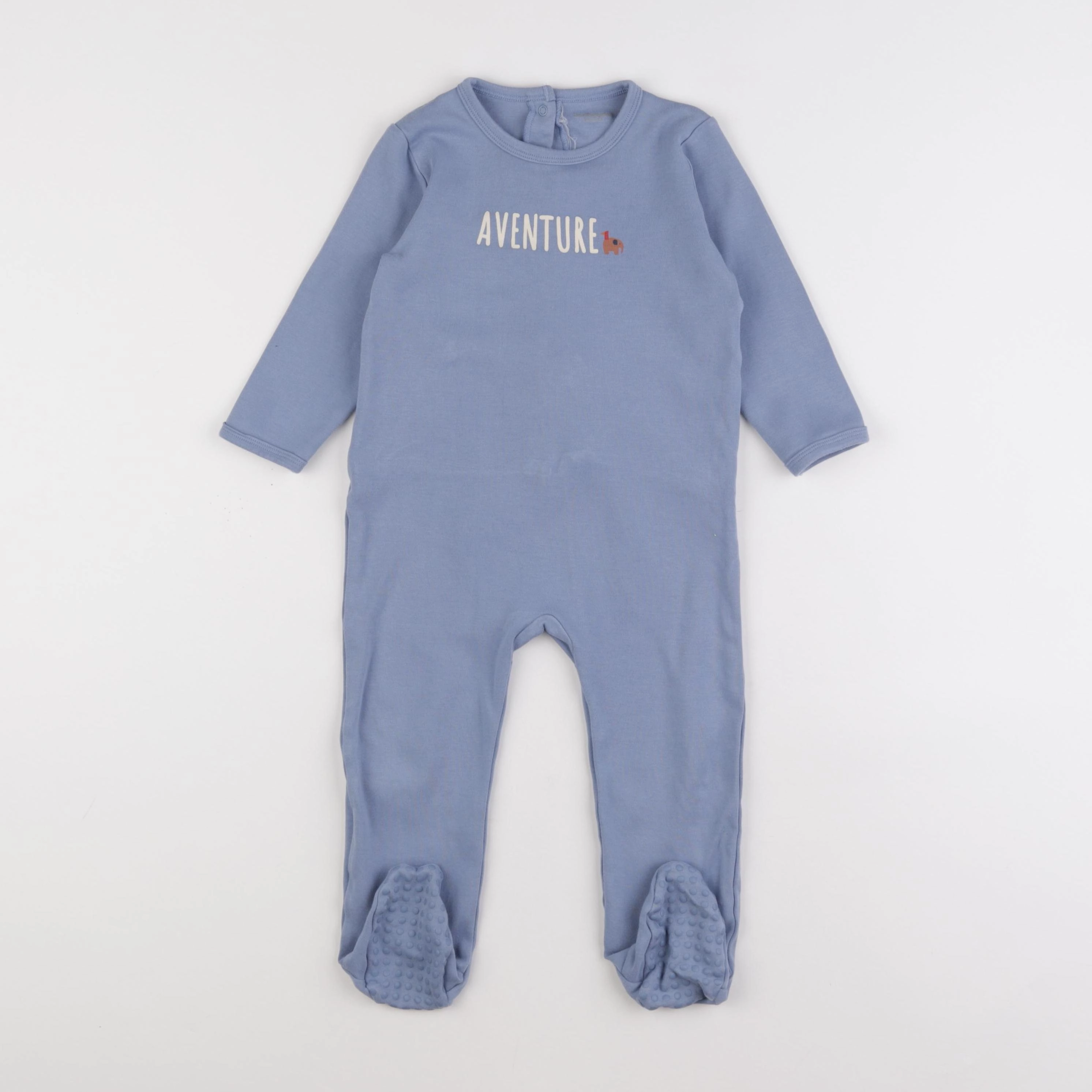 Vertbaudet - pyjama coton bleu - 3 ans