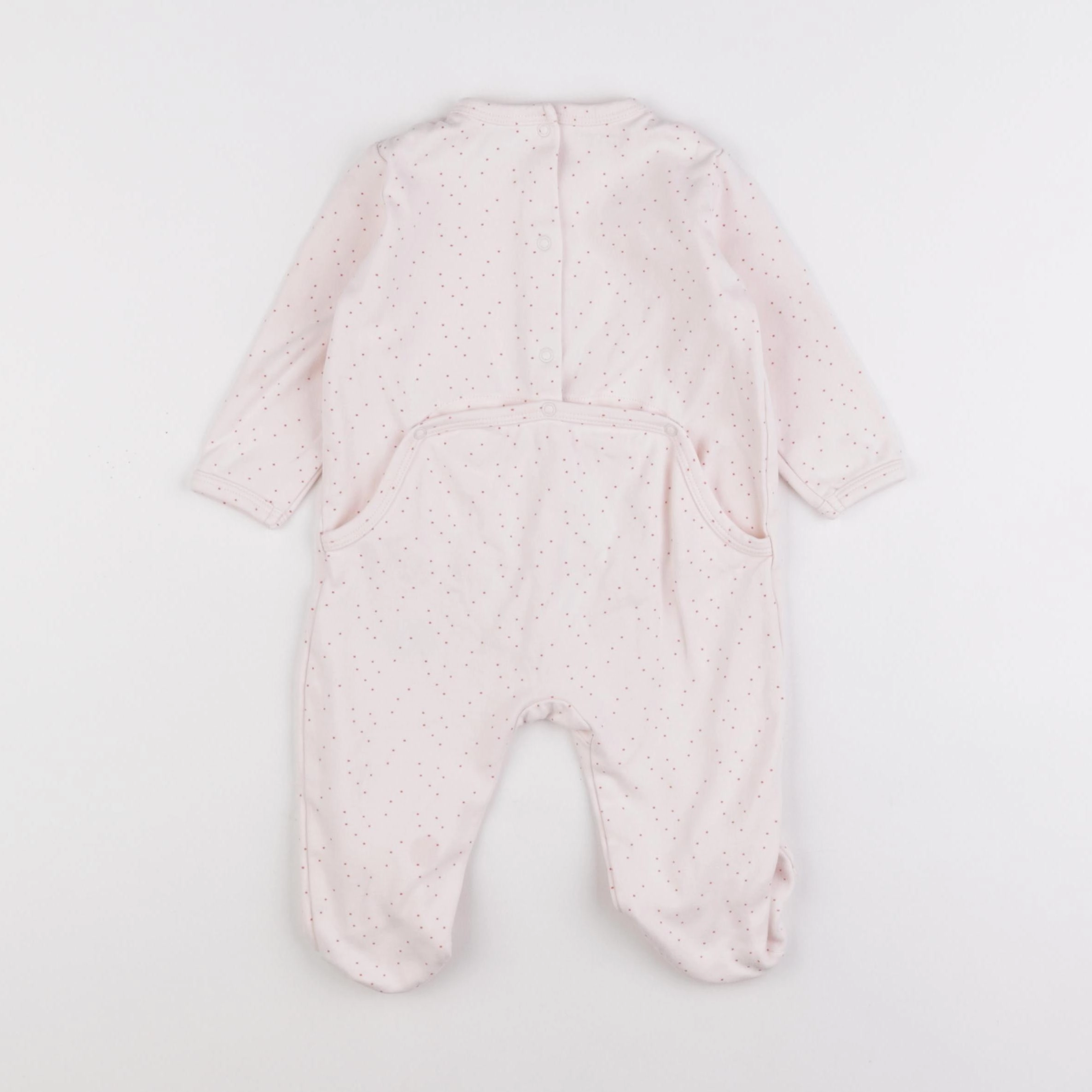Vertbaudet - pyjama coton rose - 12 mois