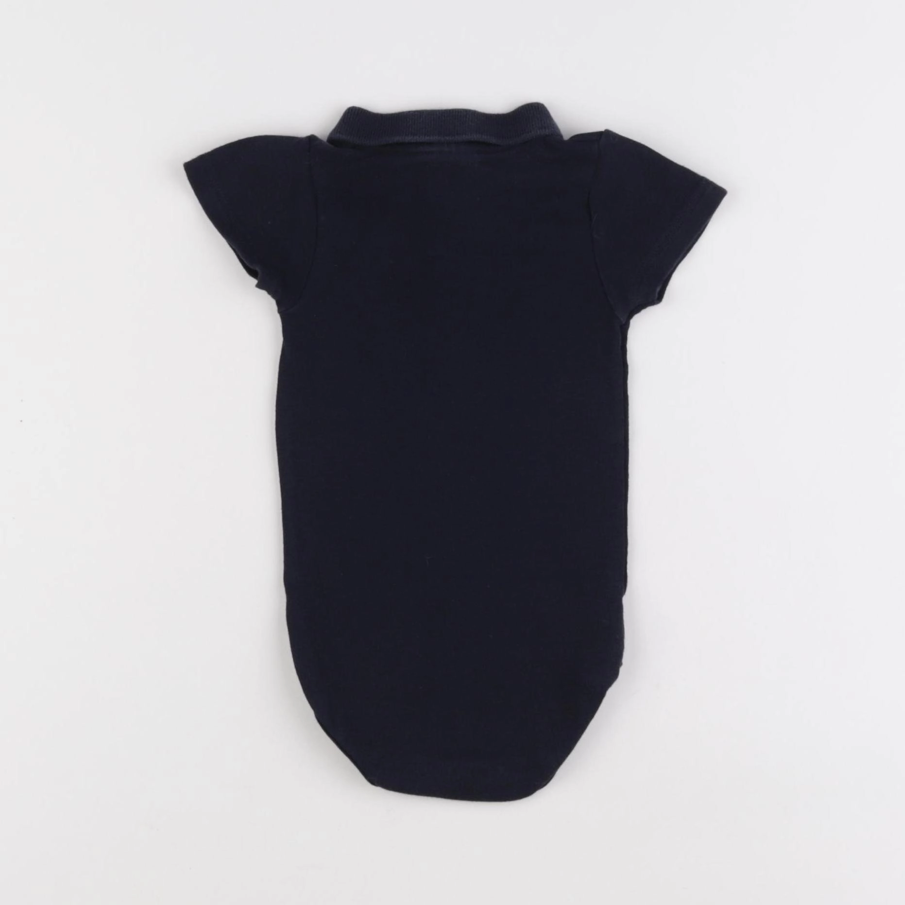Petit Bateau - body à col bleu - 12 mois
