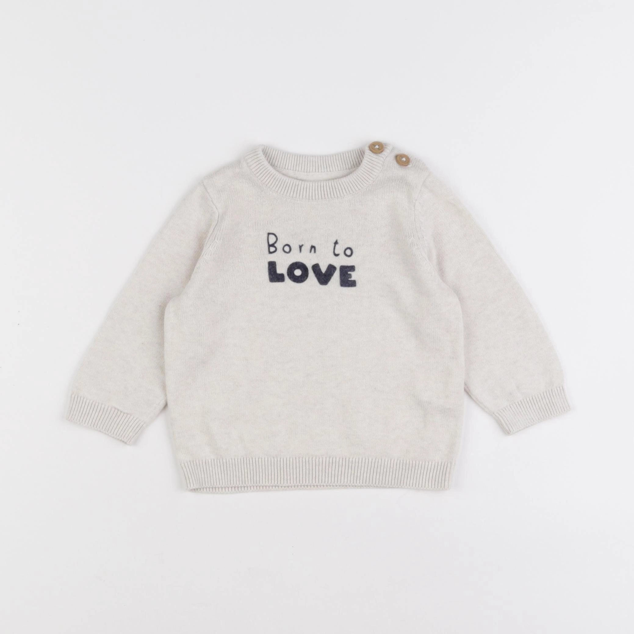 Tape à l'oeil - pull beige - 6 mois