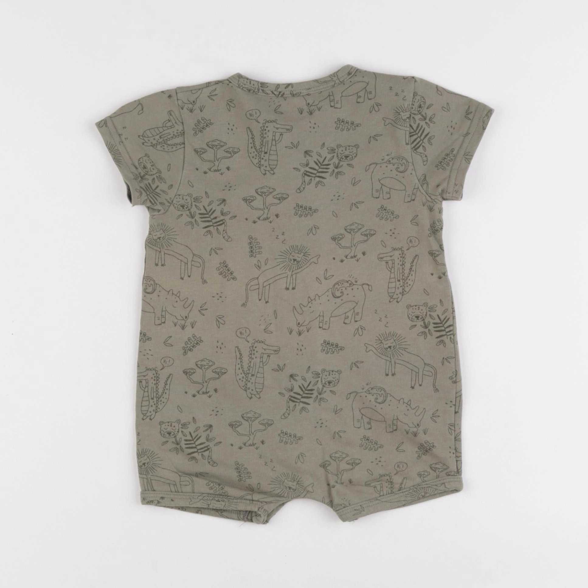 Tape à l'oeil - pyjama coton vert - 12 mois