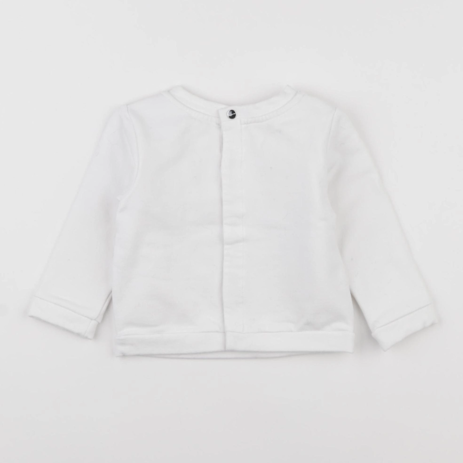 Jacadi - sweat blanc - 12 mois