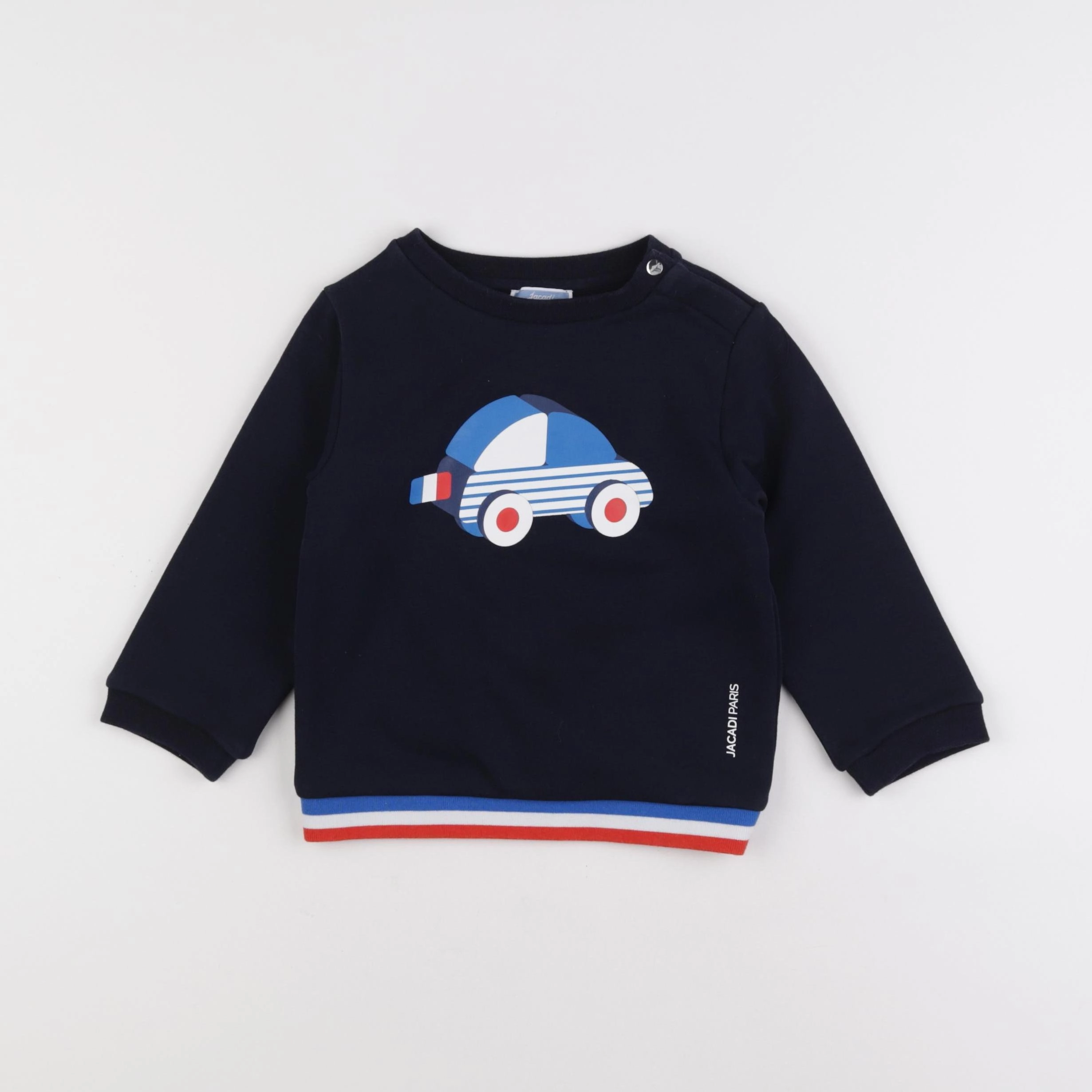 Jacadi - sweat bleu - 36 mois