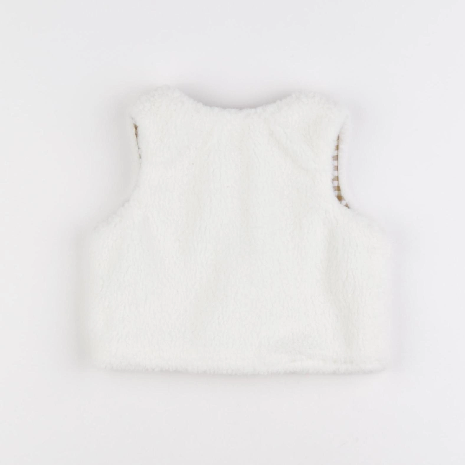 Boutchou - gilet blanc - 6 mois