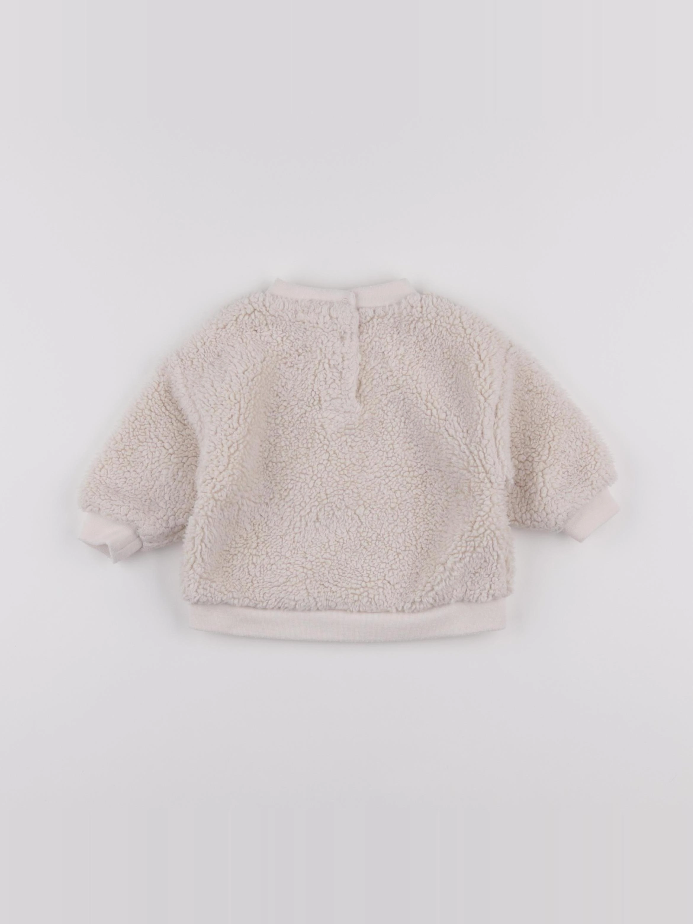 Vertbaudet - polaire beige - 12 mois