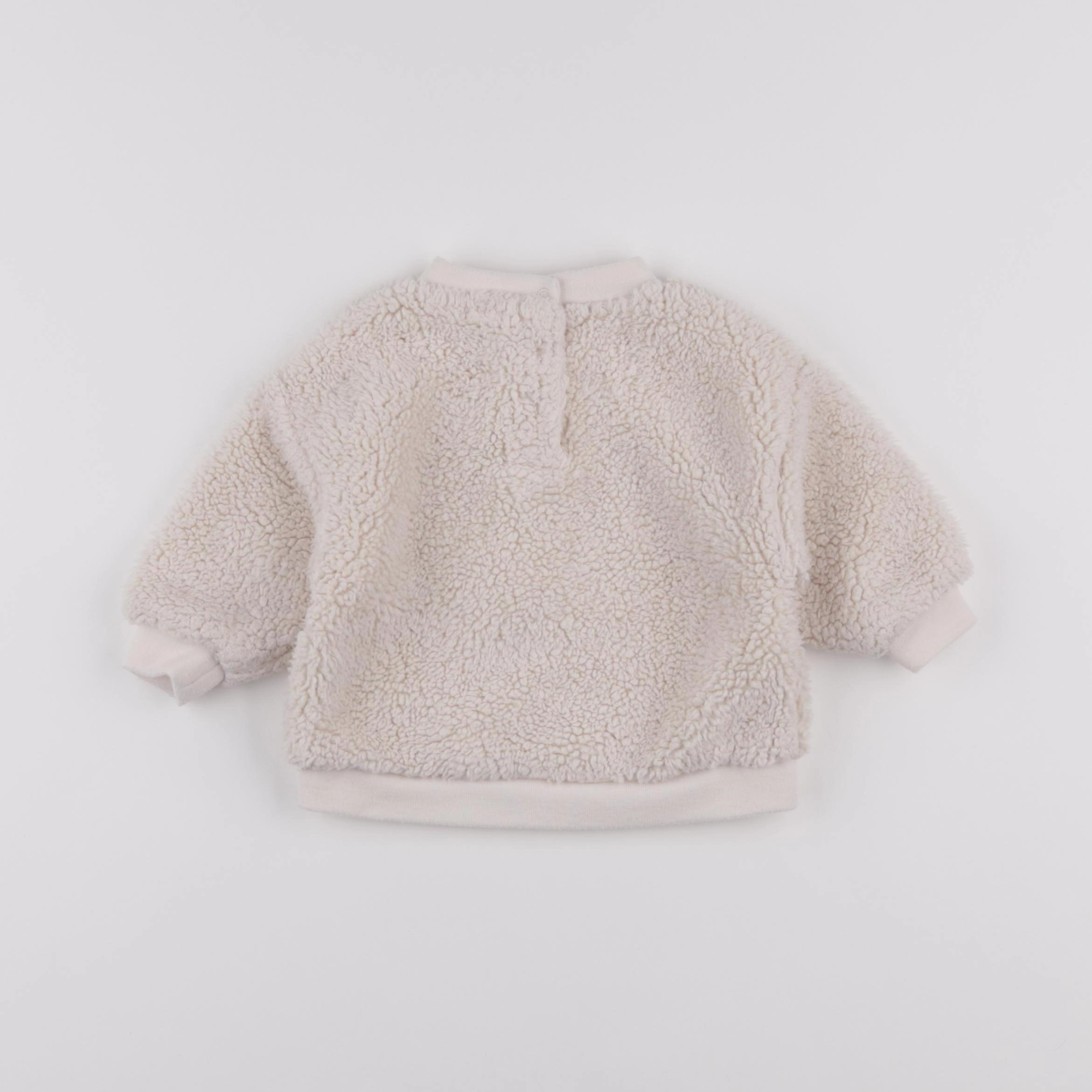 Vertbaudet - polaire beige - 12 mois