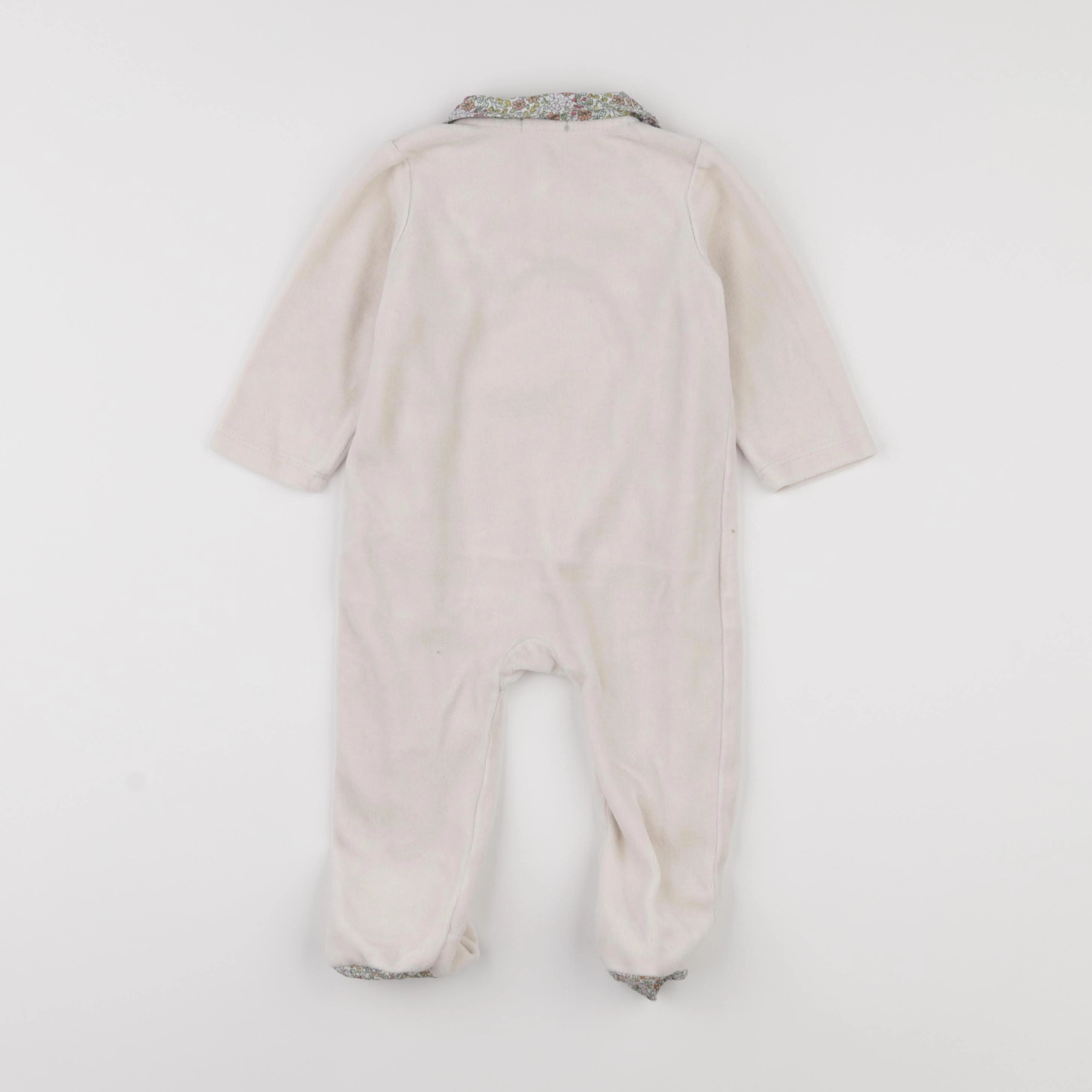 Boutchou - pyjama velours rose - 12 mois