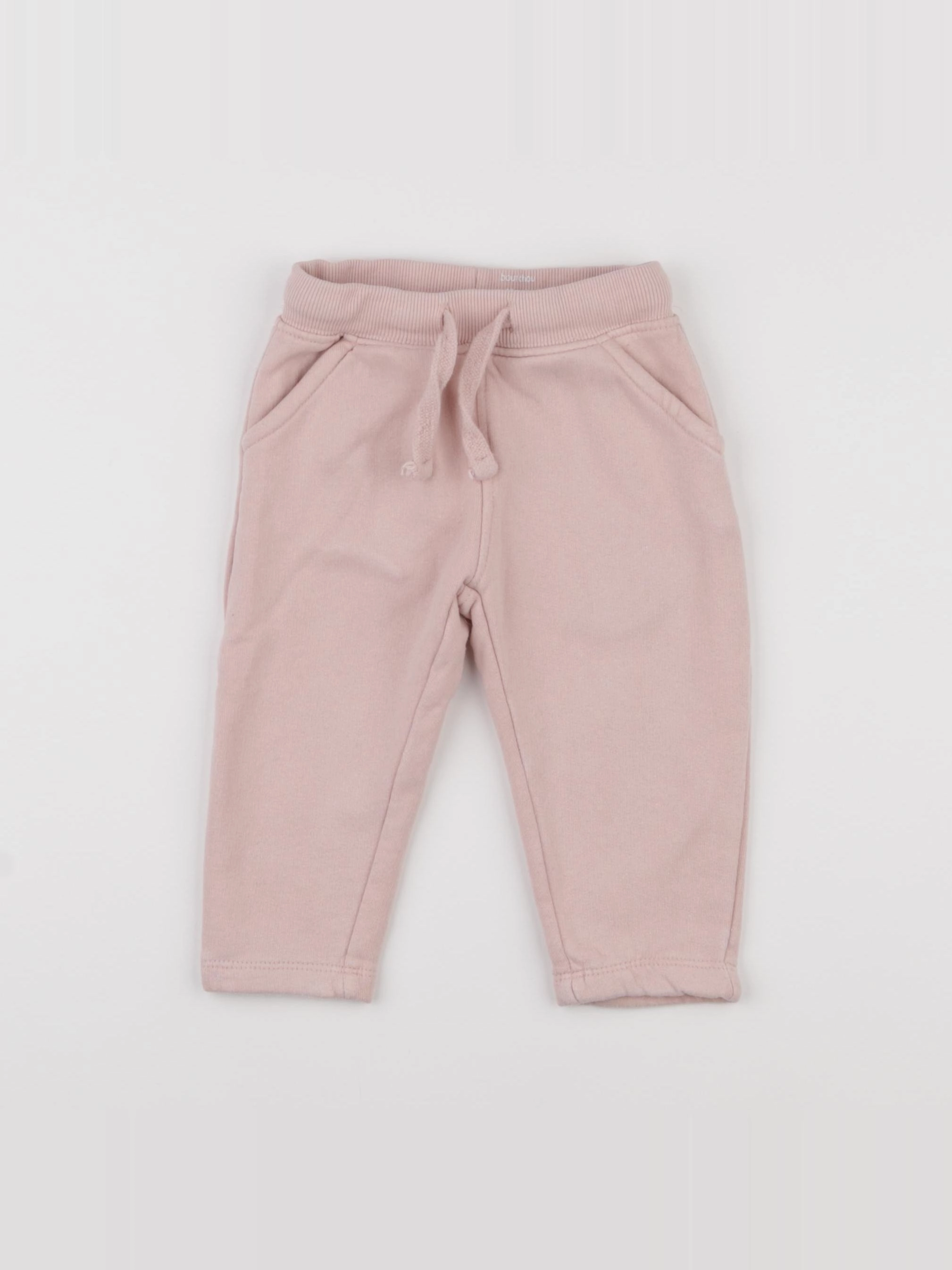 Boutchou - jogging doublé rose - 12 mois