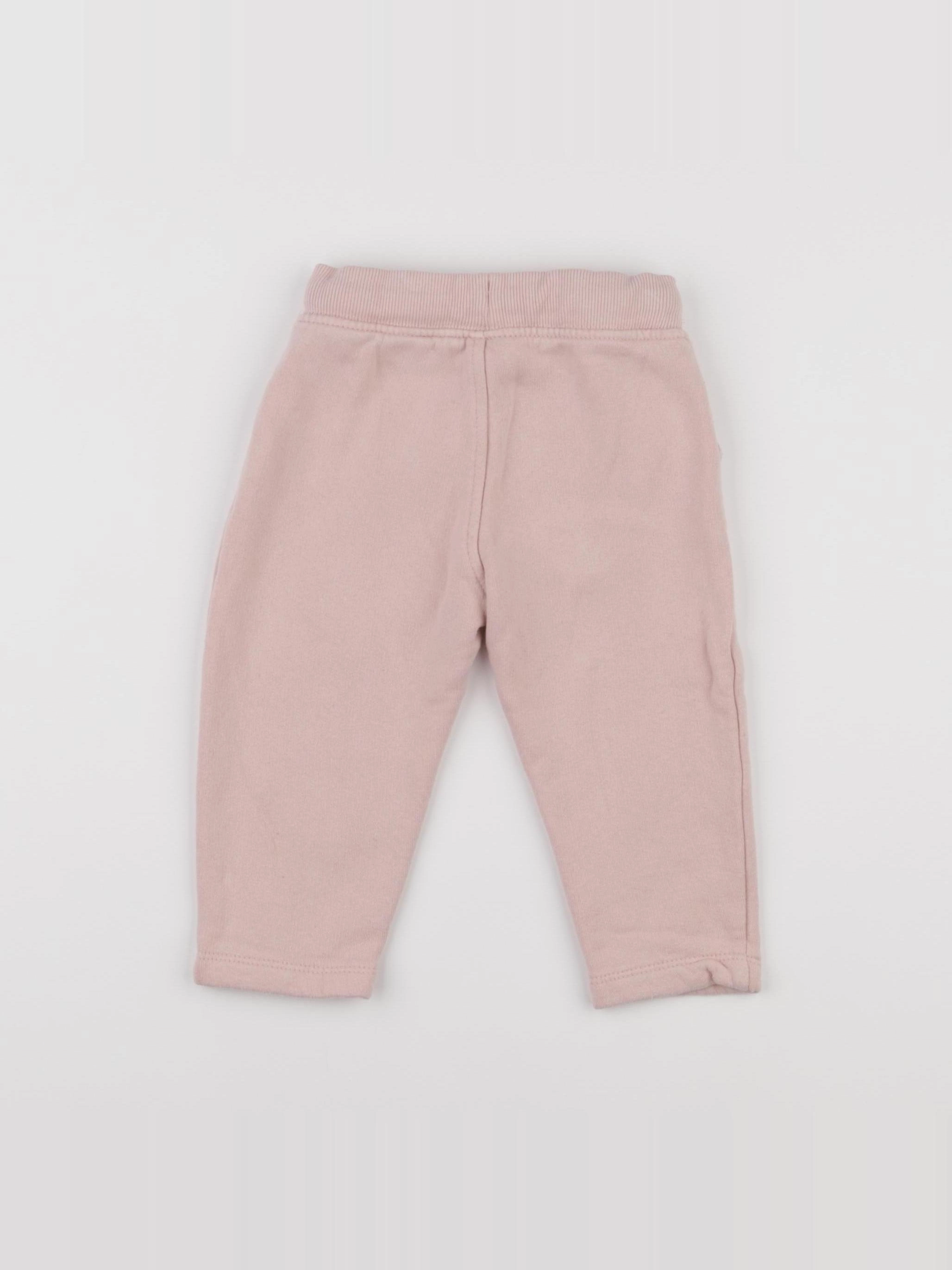 Boutchou - jogging doublé rose - 12 mois