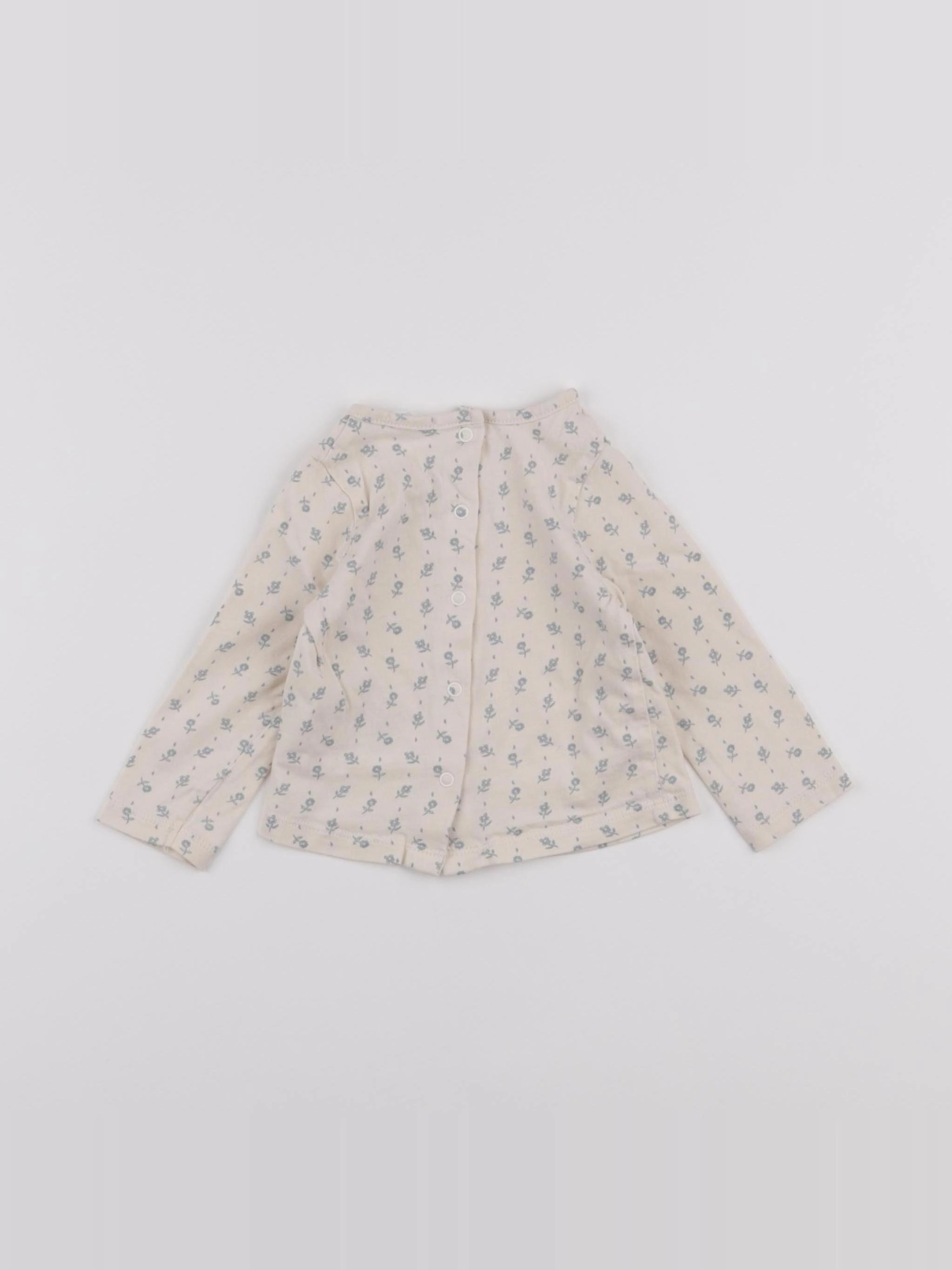 Vertbaudet - tee-shirt beige - 6 mois