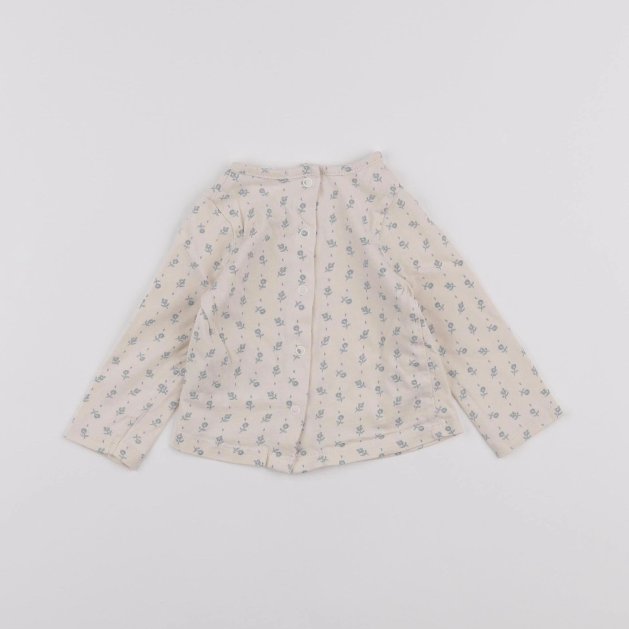 Vertbaudet - tee-shirt beige - 6 mois