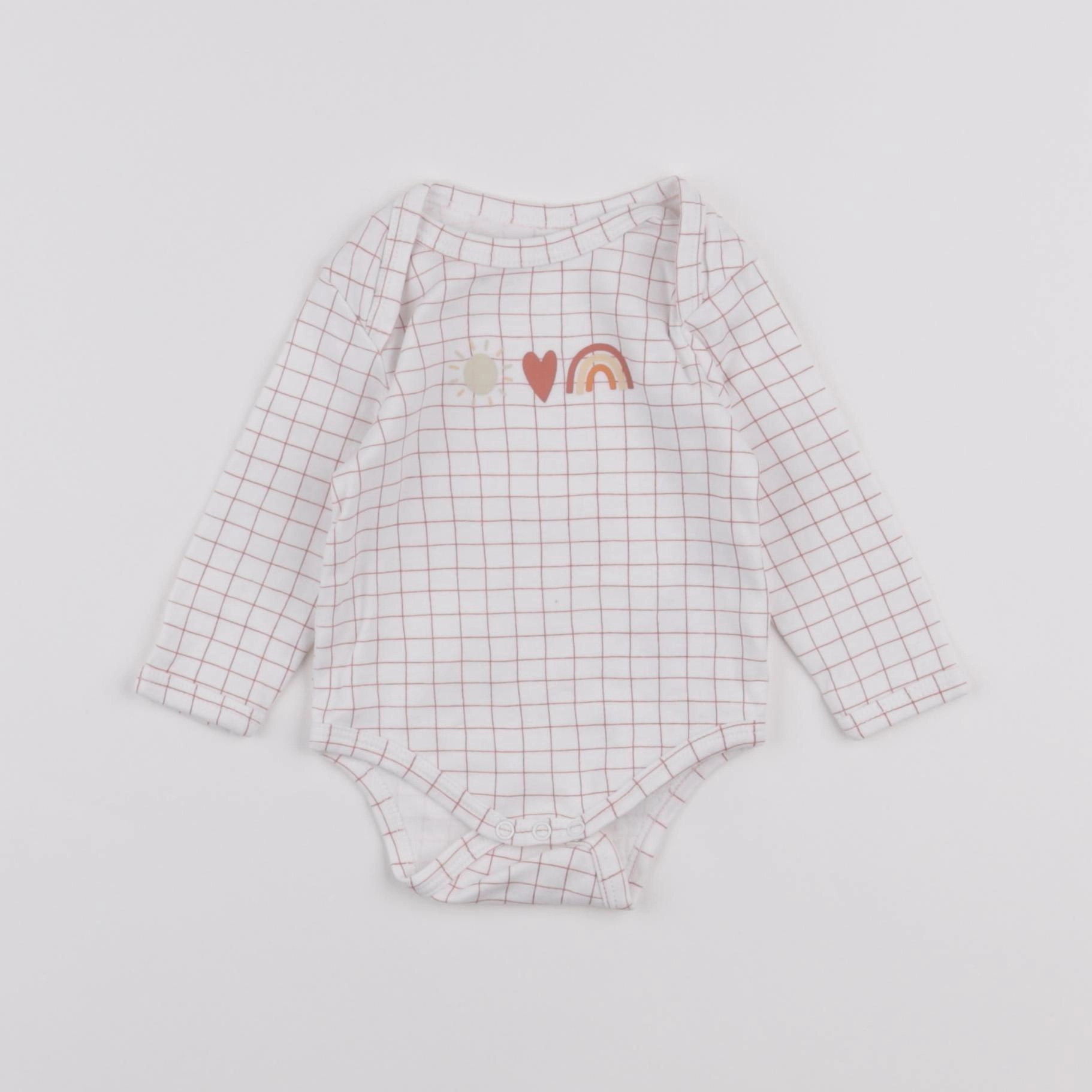 Vertbaudet - body rose - 3 mois