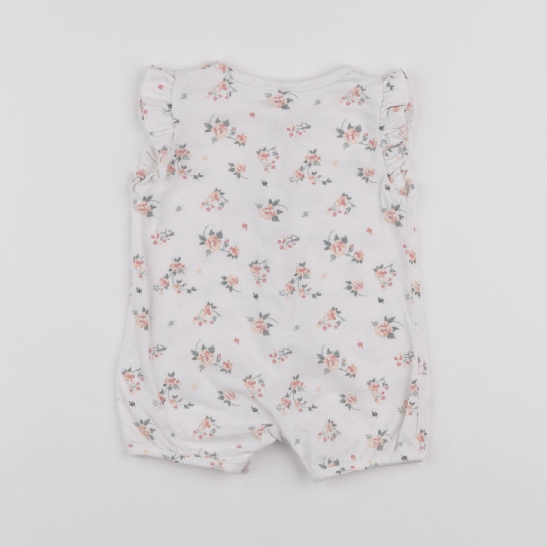 Vertbaudet - pyjama coton beige - 6 mois