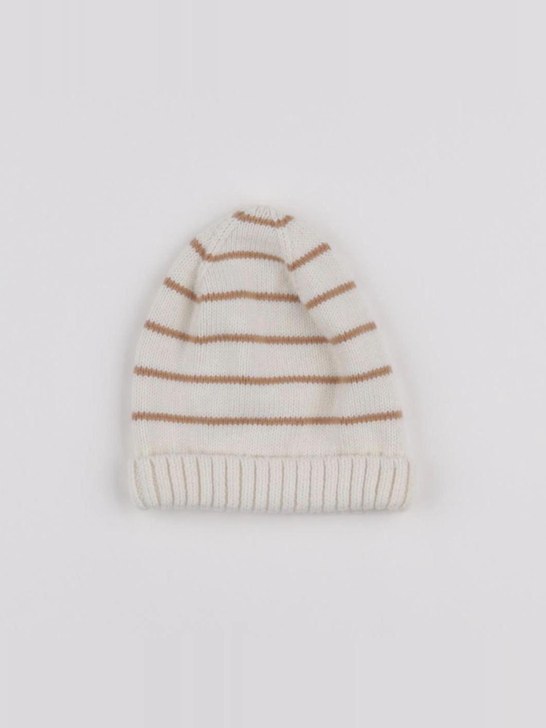 Vertbaudet - bonnet marron - 9 mois