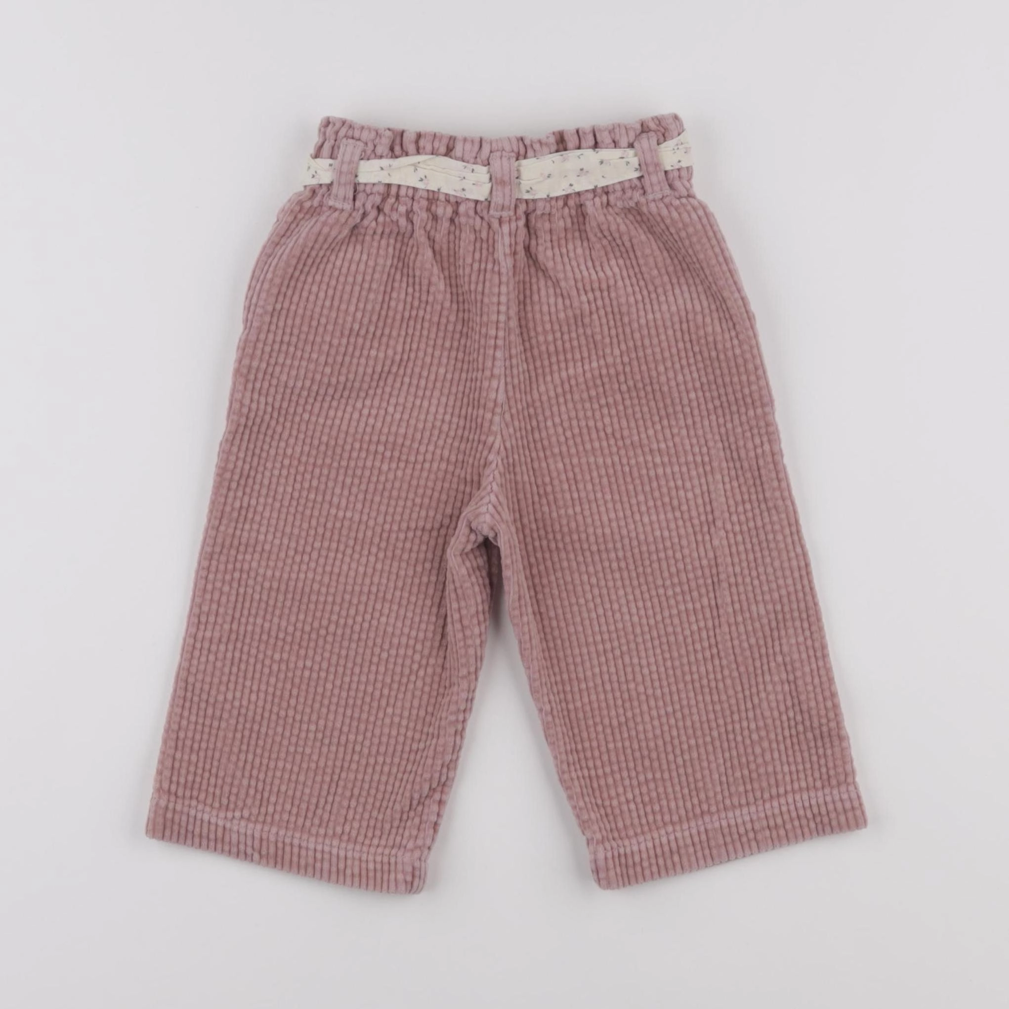 Vertbaudet - pantalon rose - 12 mois
