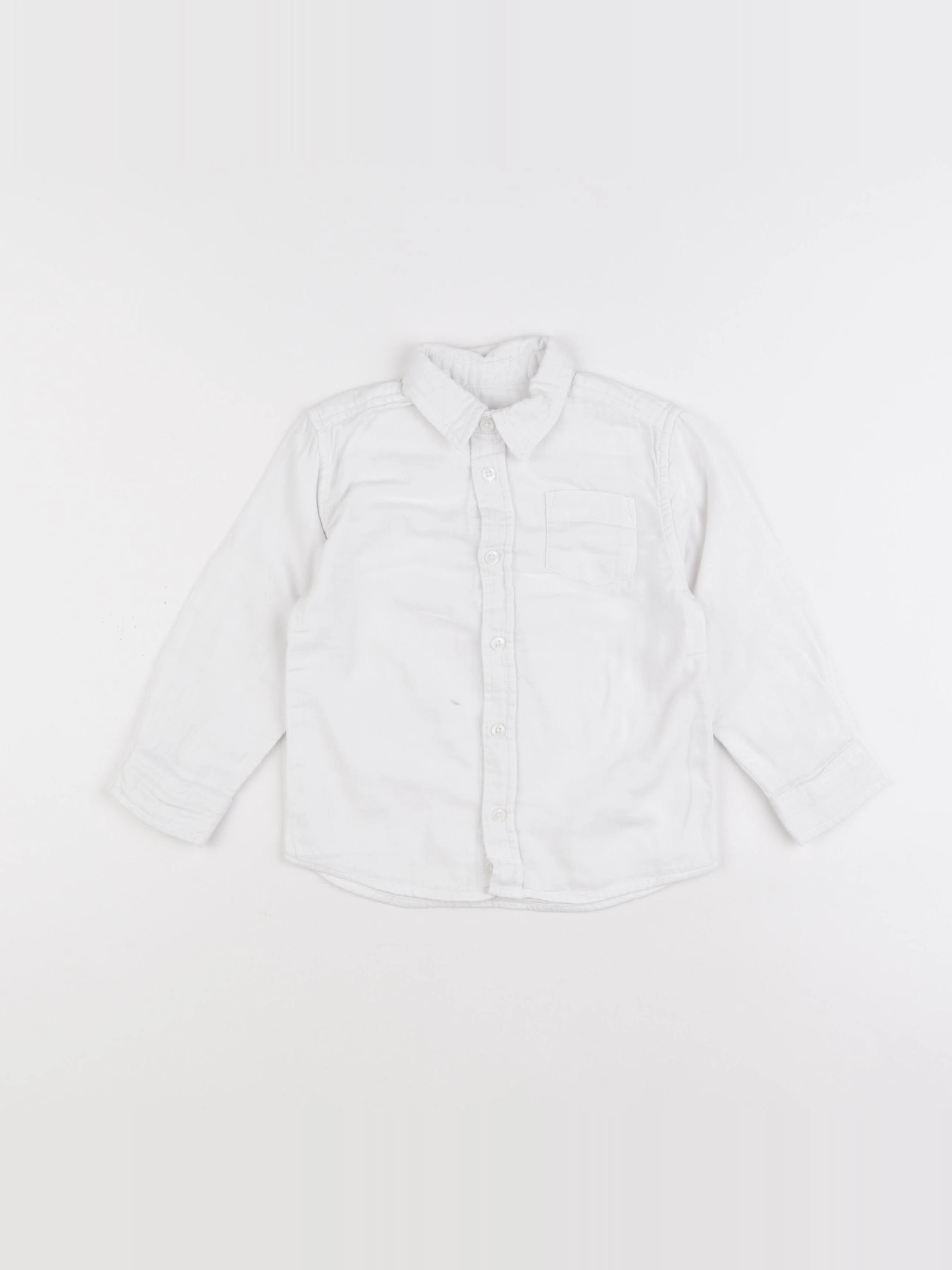 Monoprix - chemise blanc - 3 ans