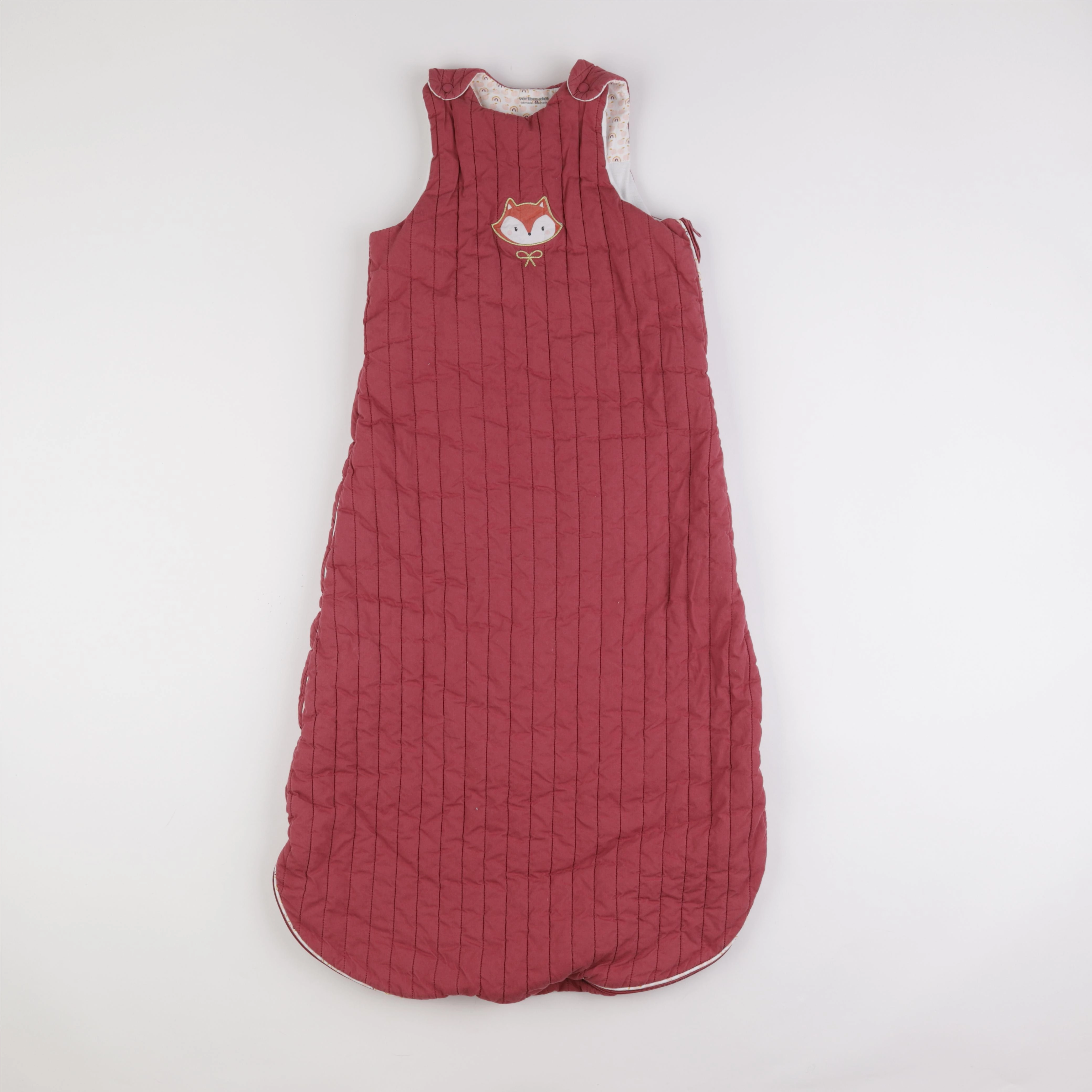Vertbaudet - gigoteuse TOG 3 rouge, or - 18/36 mois