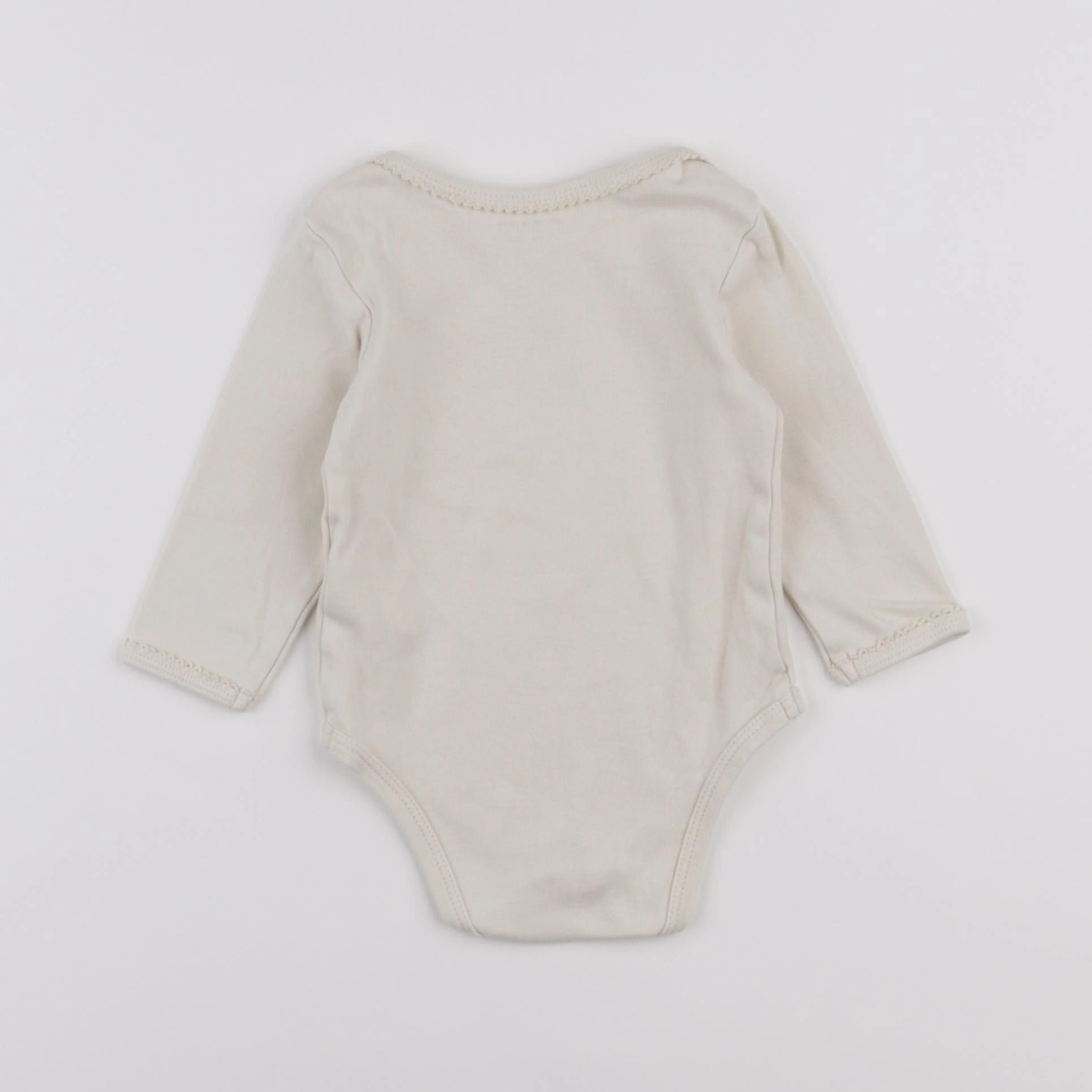 Vertbaudet - body beige - 12 mois