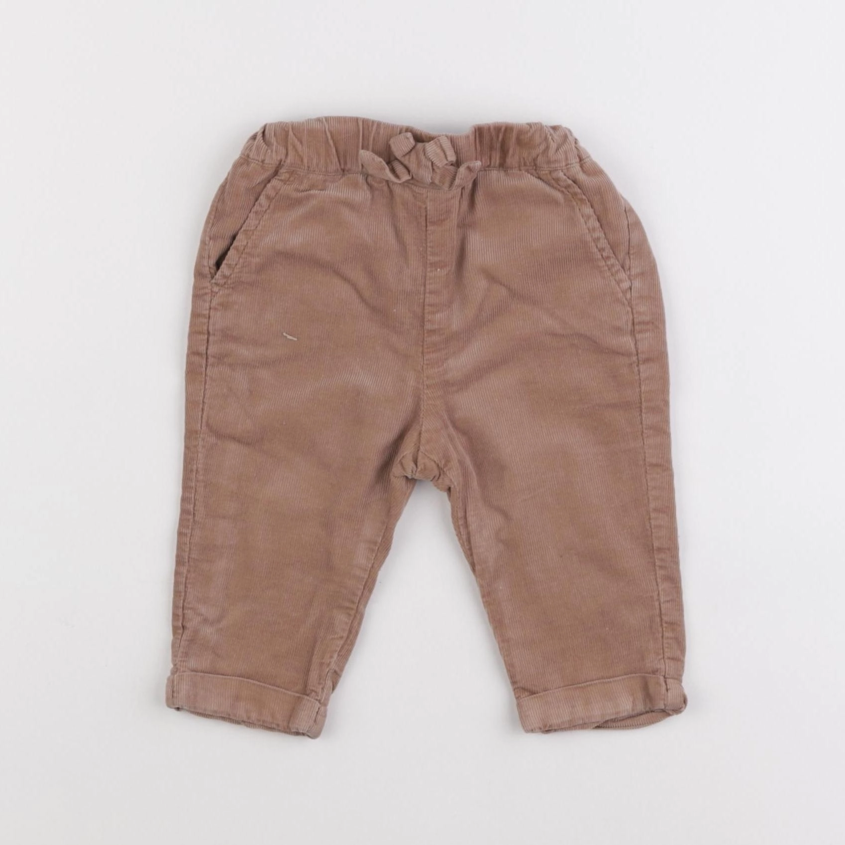 Vertbaudet - pantalon marron - 6 mois