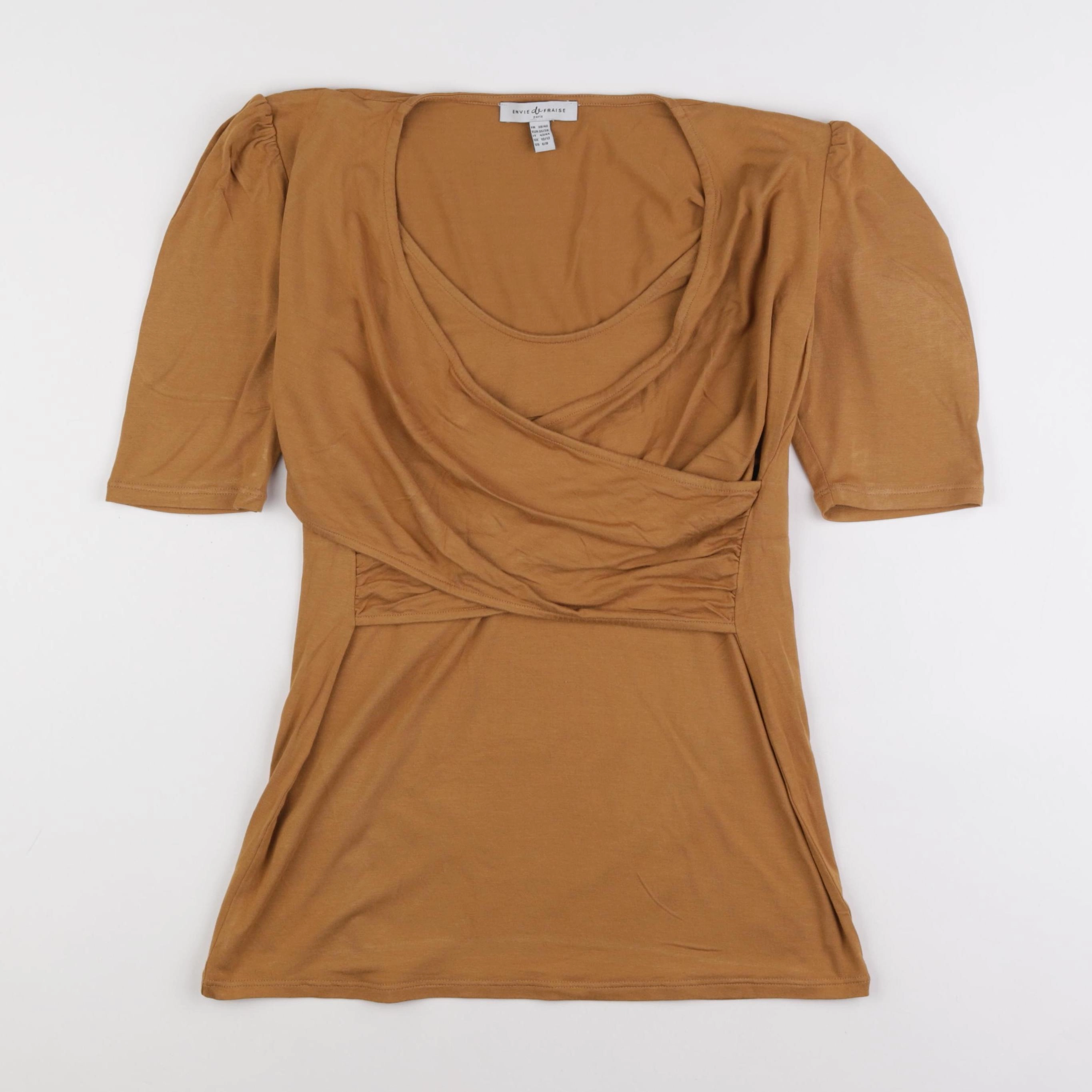Vertbaudet - tee-shirt grossesse, allaitement marron - 38 à 40