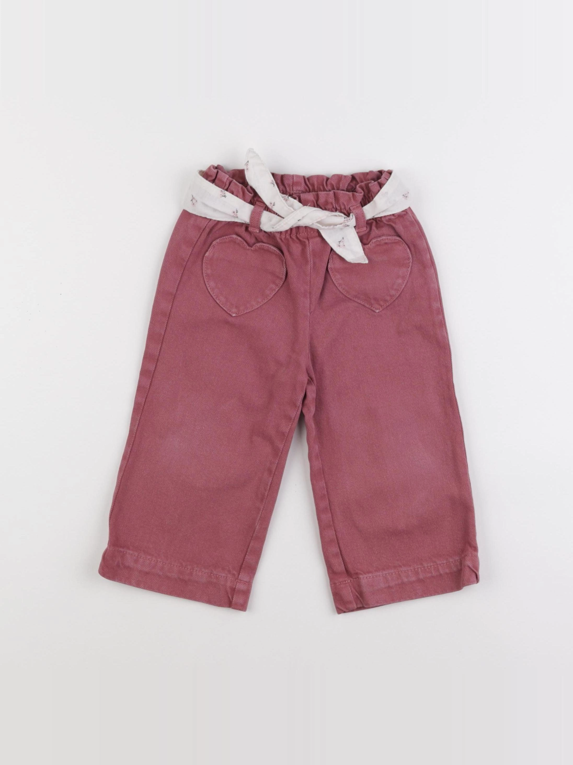 Vertbaudet - pantalon rose - 24 mois