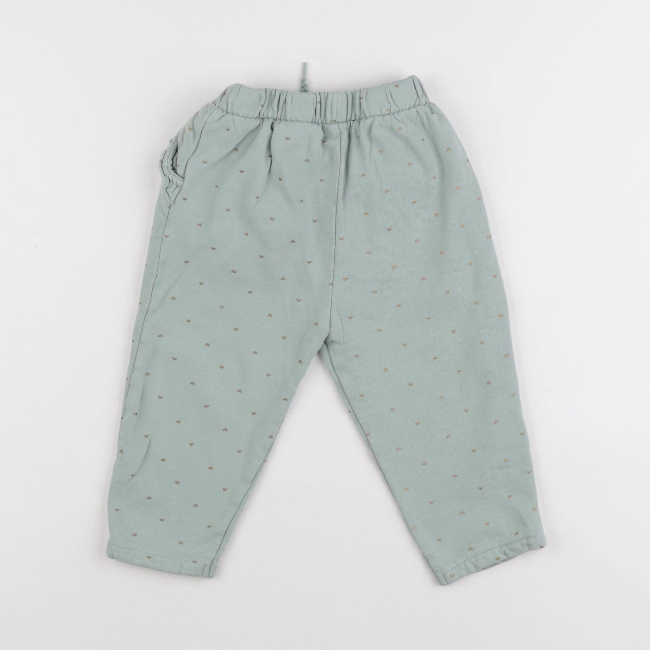 Vertbaudet - pantalon vert - 24 mois