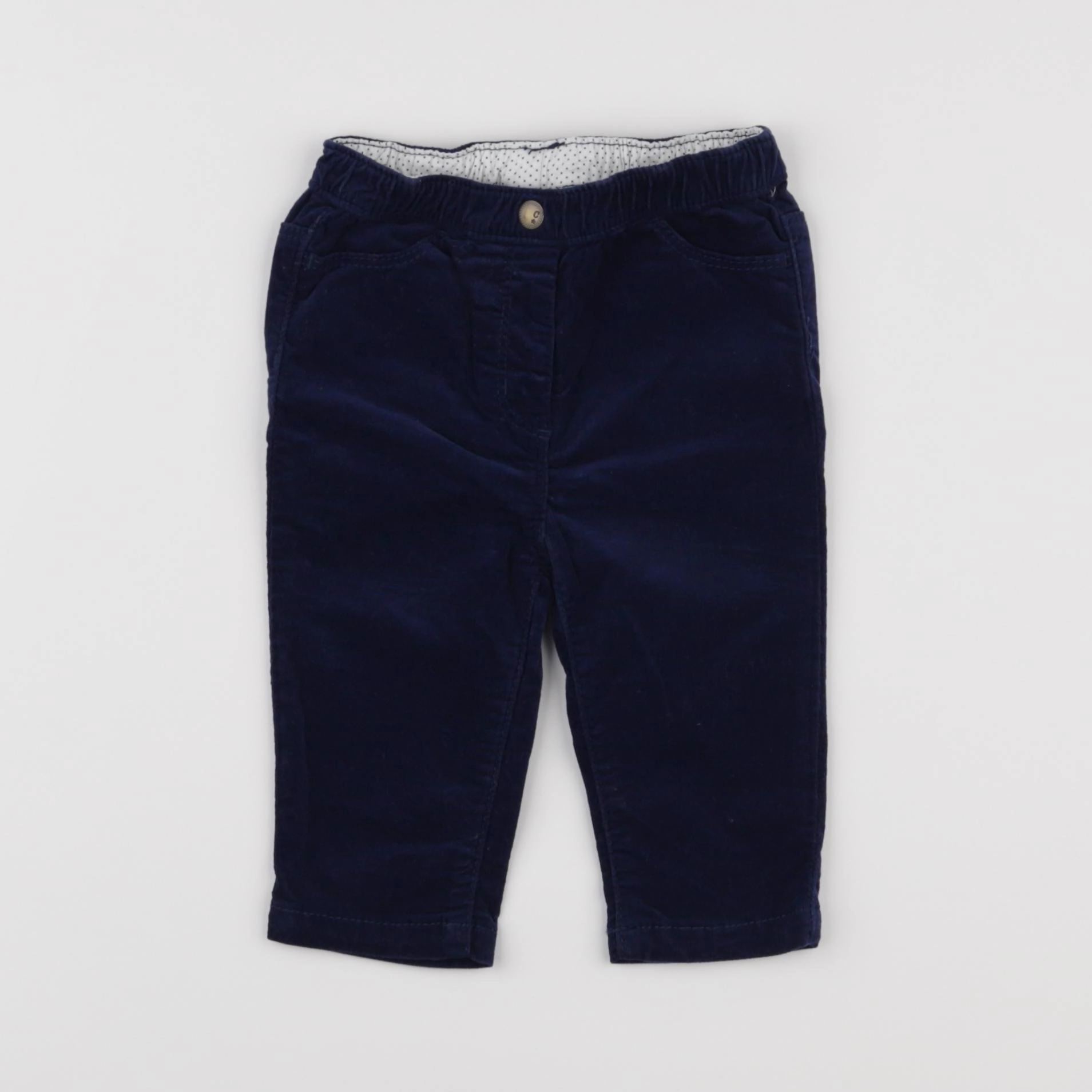 Cyrillus - pantalon bleu - 9 mois