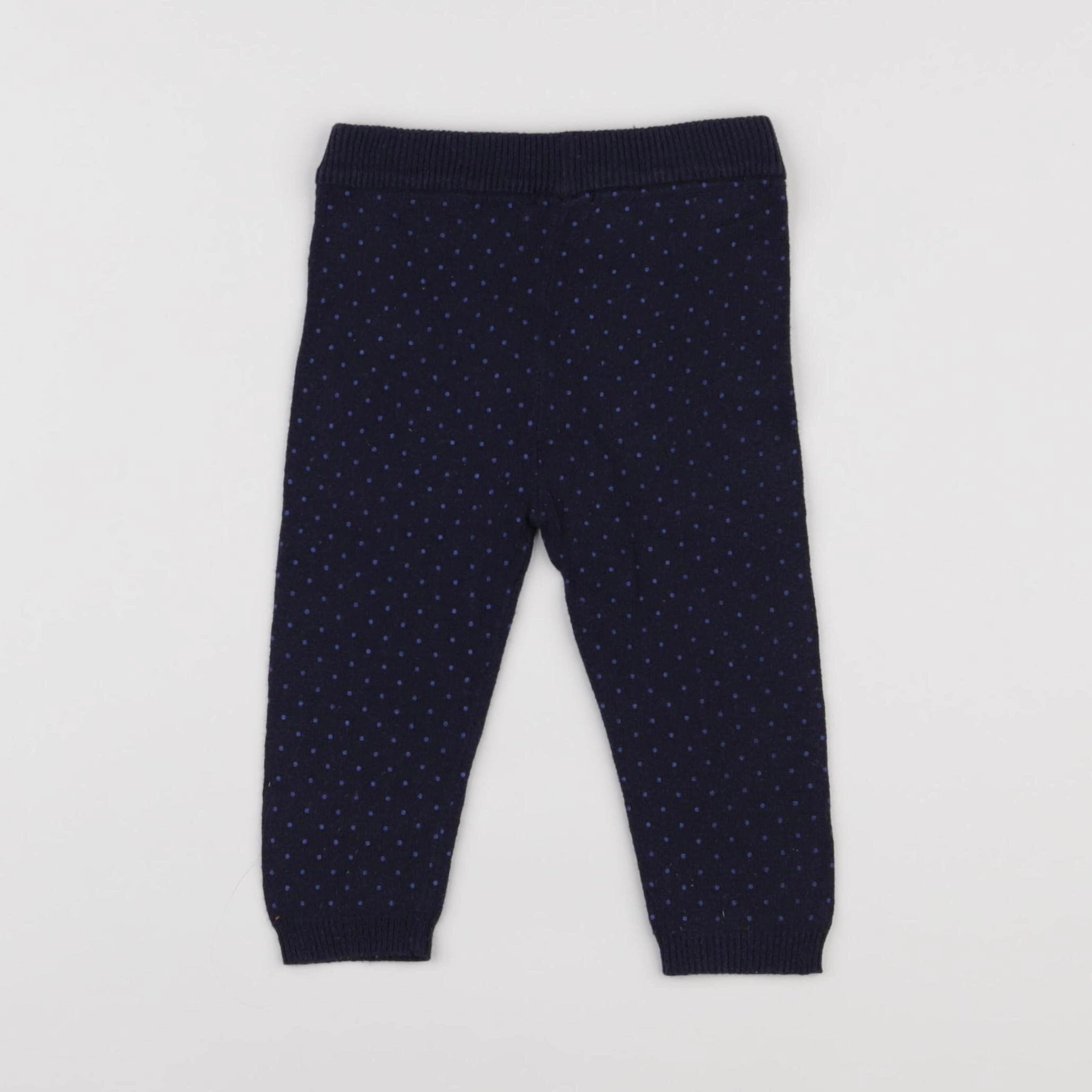 Boutchou - legging bleu - 6 mois