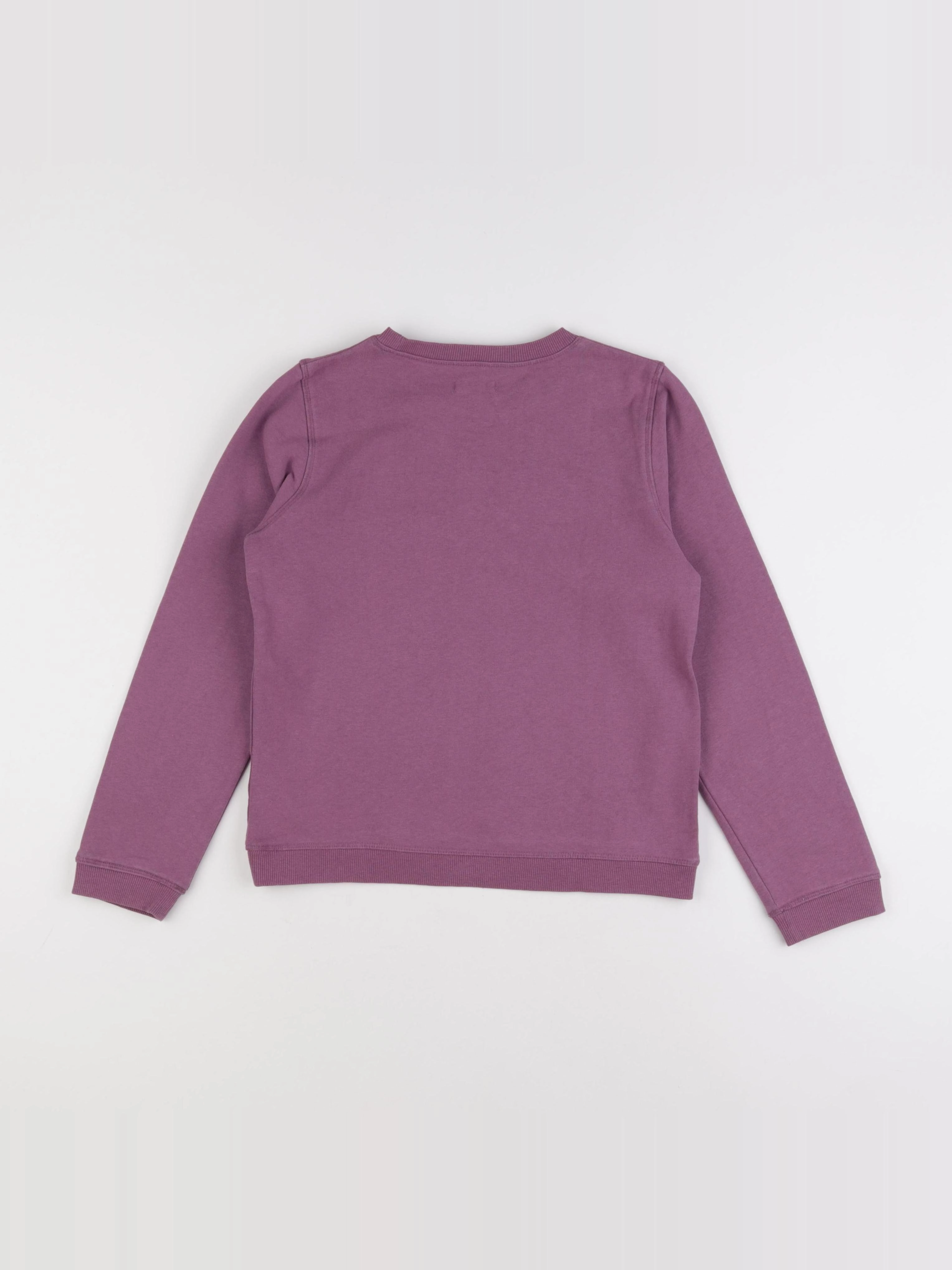Vertbaudet - sweat violet - 10 ans