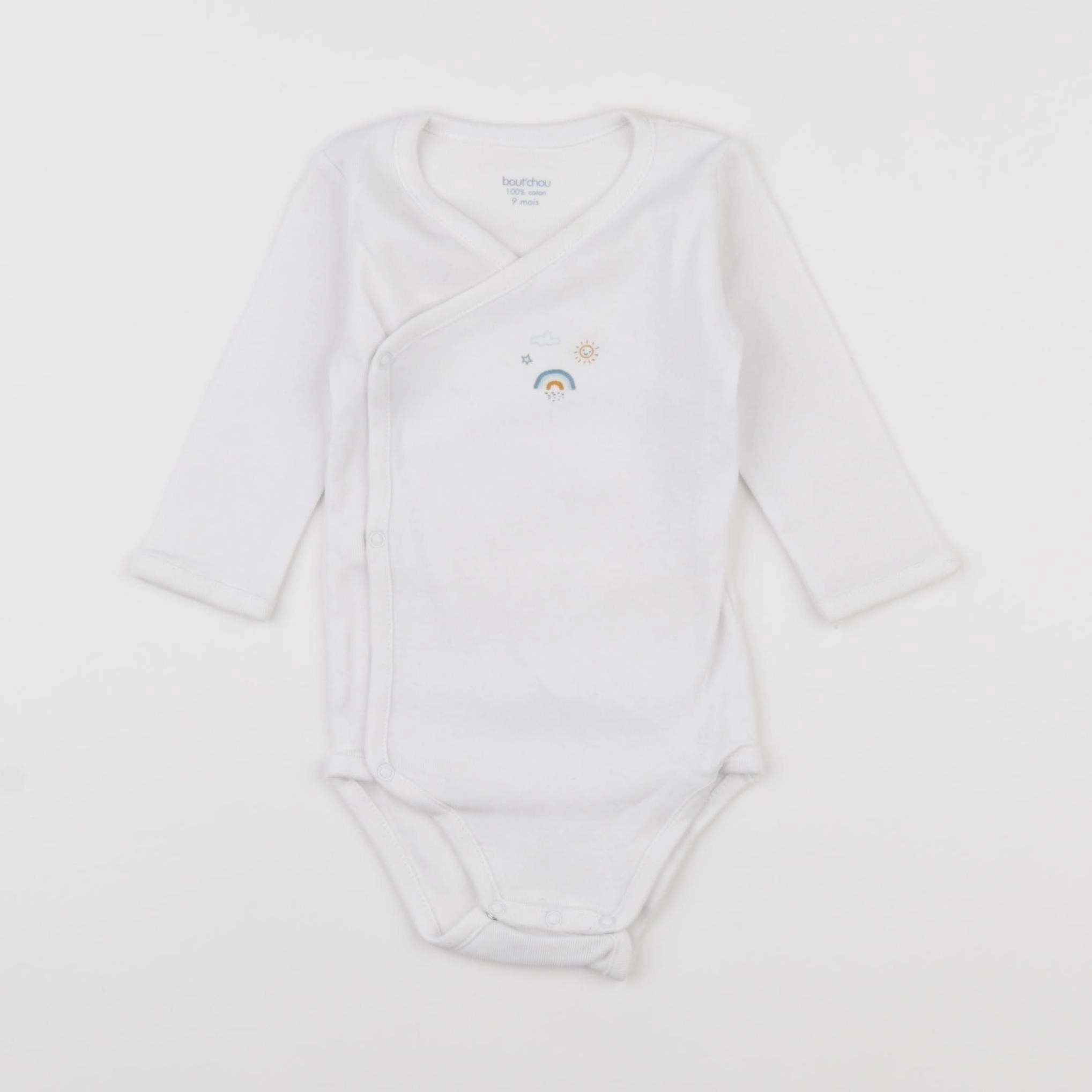 Boutchou - body blanc - 9 mois