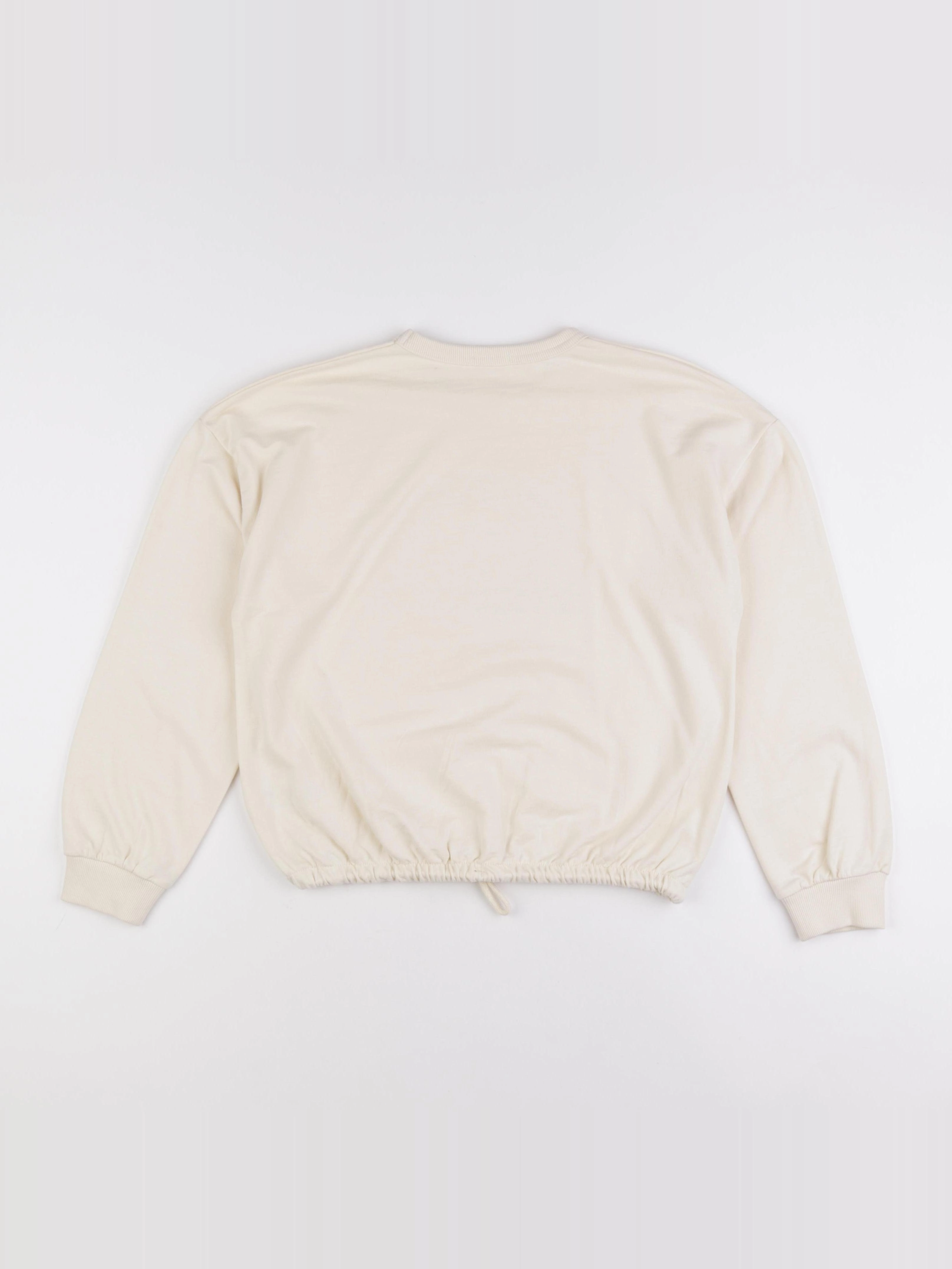 Vertbaudet - sweat beige - 12 ans