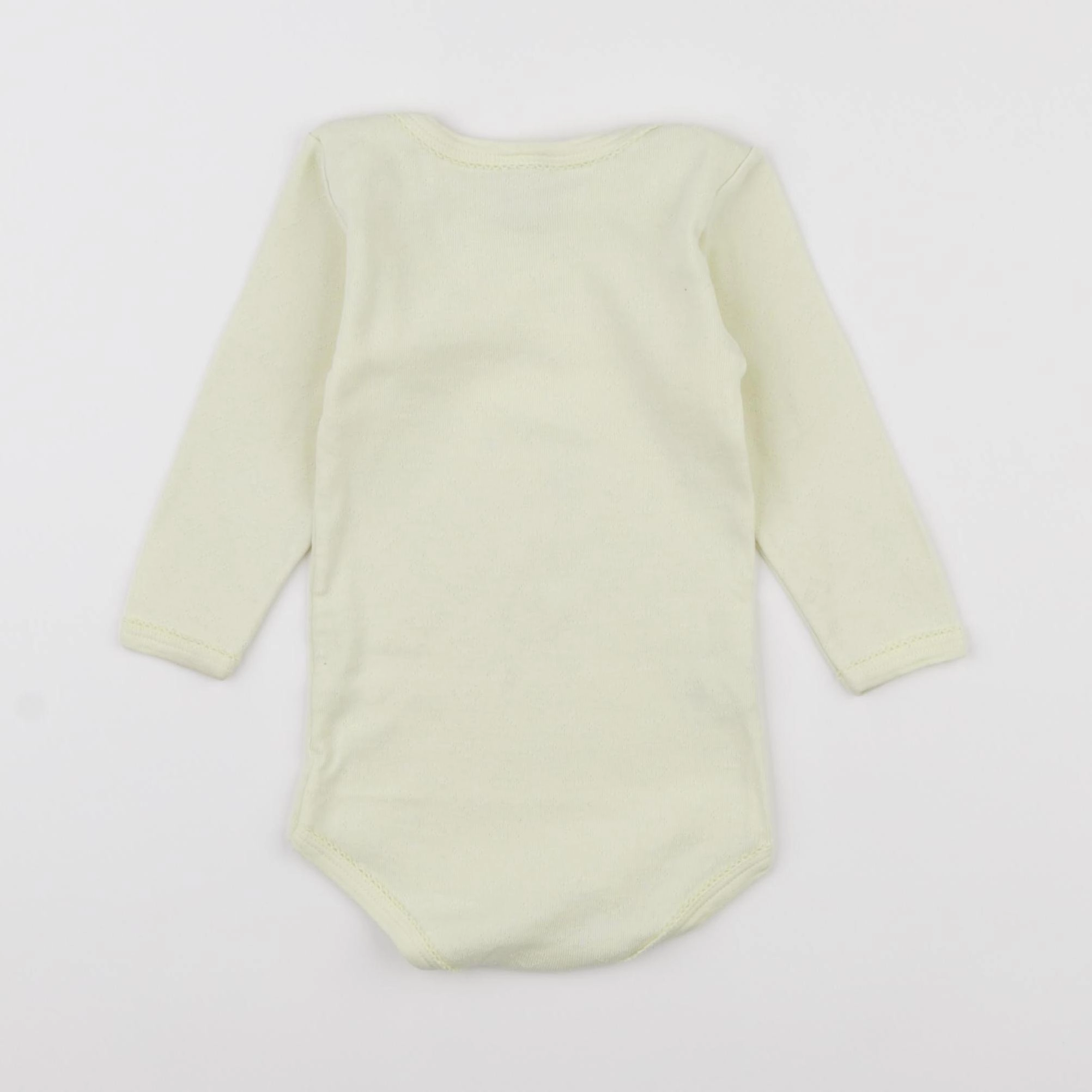 Petit Bateau - body jaune - 12 mois