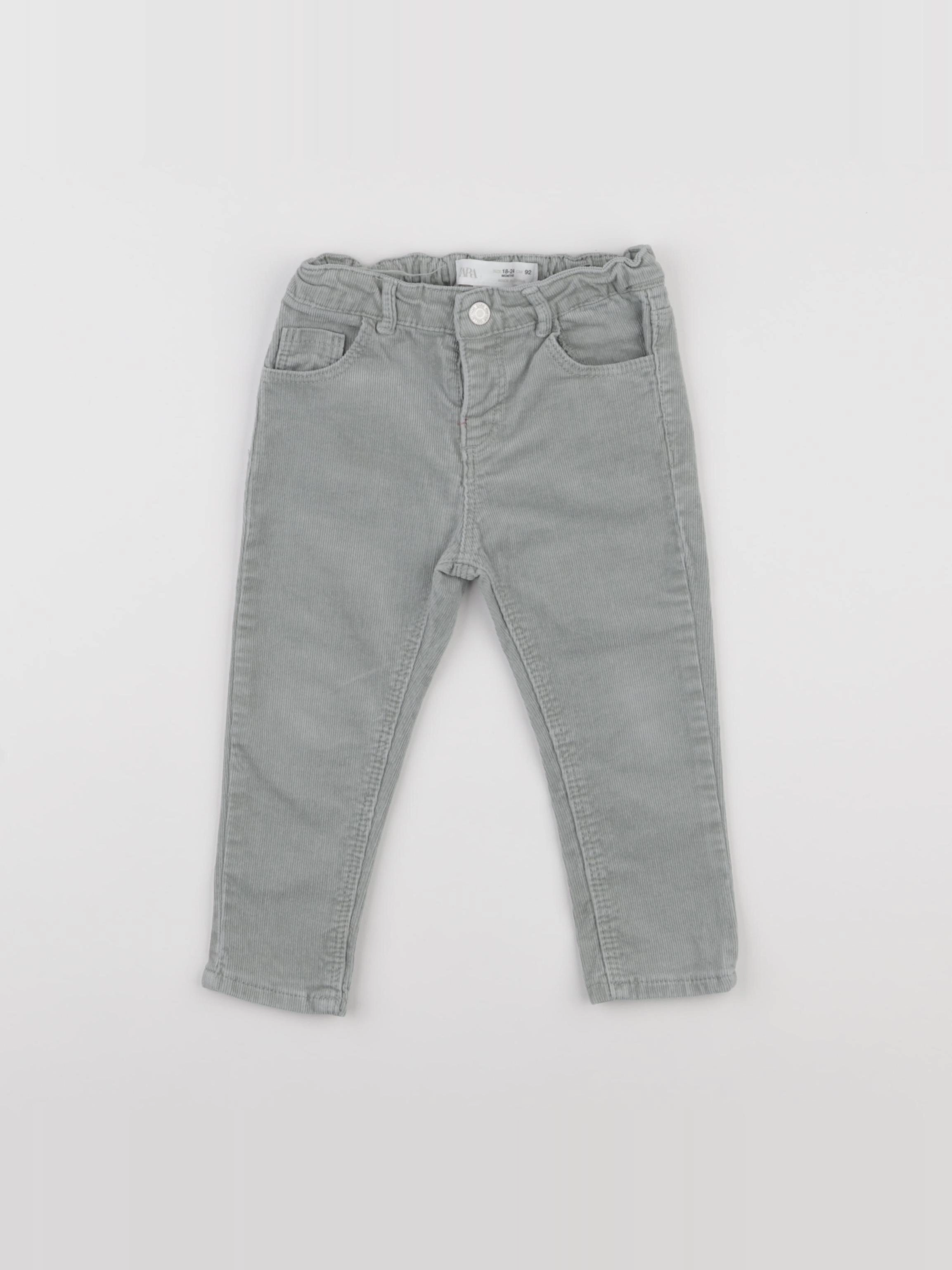 Zara - pantalon gris - 18/24 mois