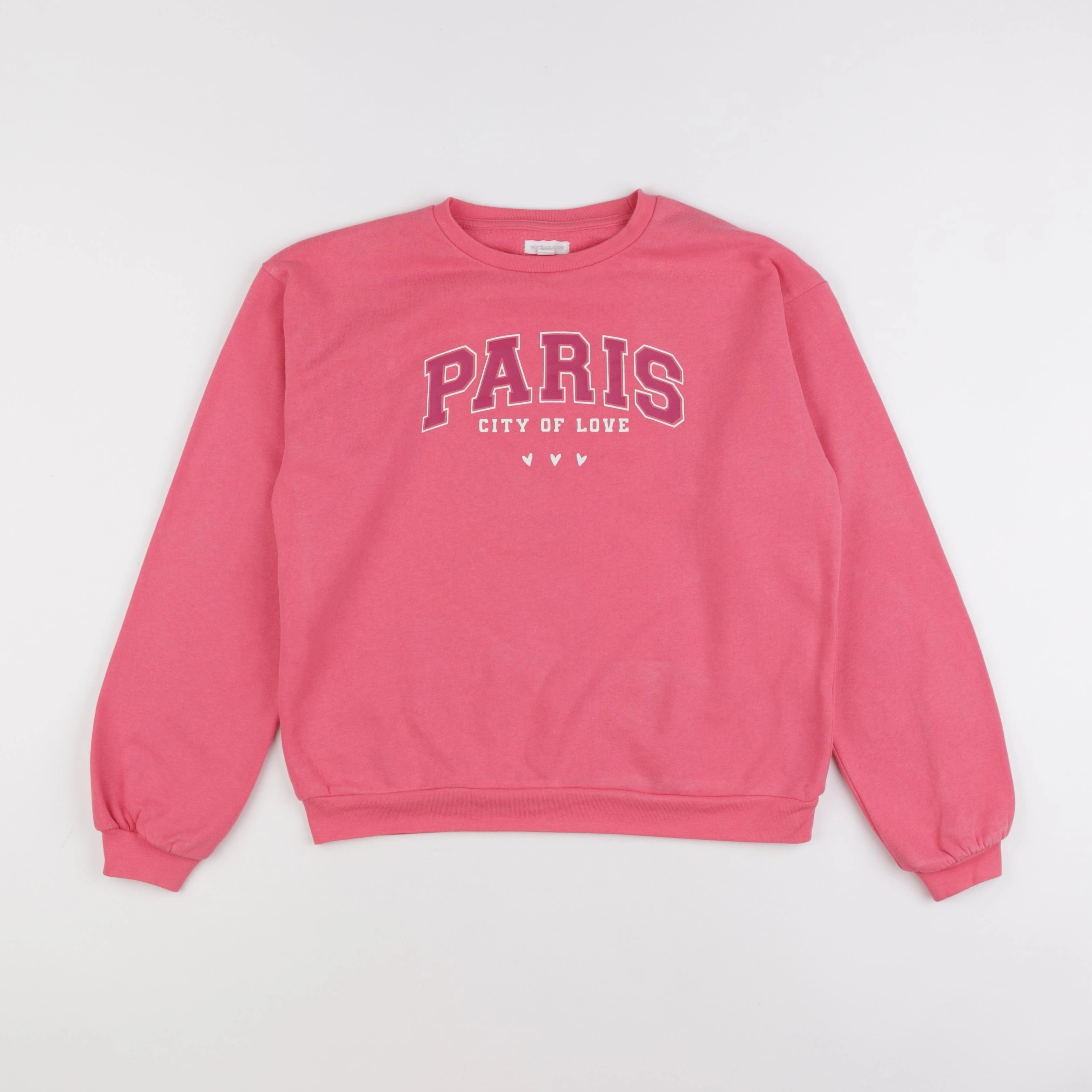 Vertbaudet - sweat rose - 12 ans