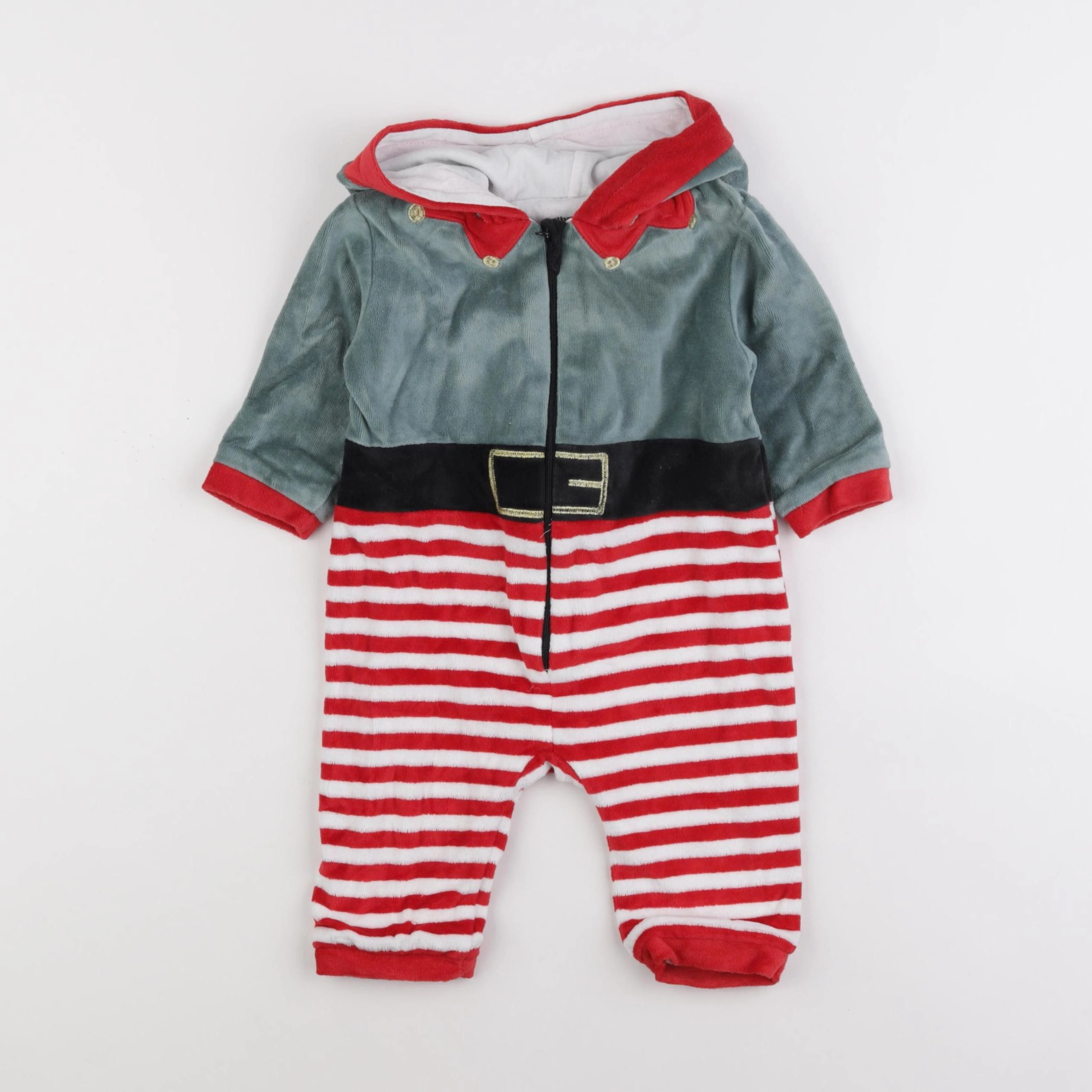 Vertbaudet - sur-pyjama multicolore - 9 mois