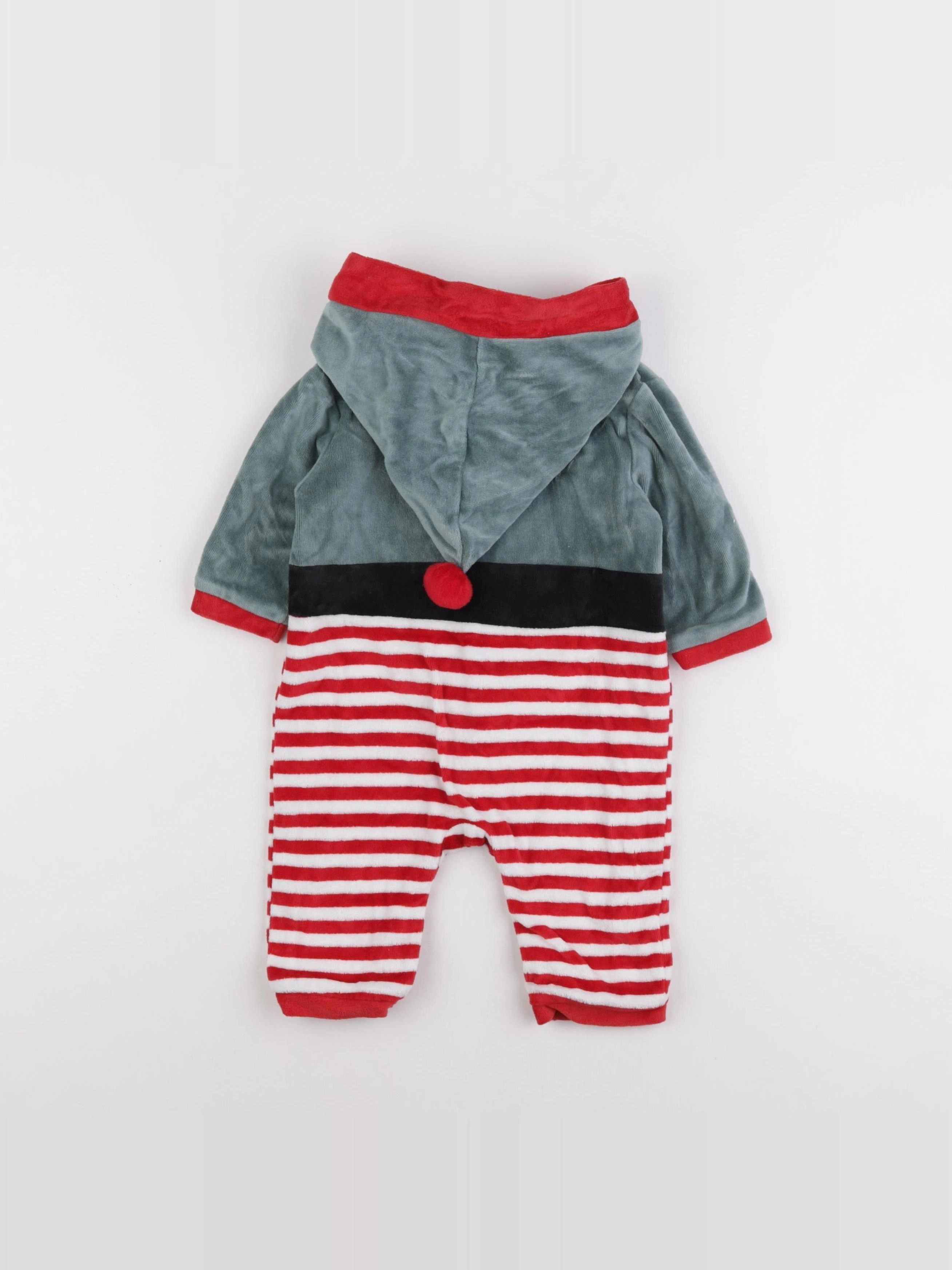 Vertbaudet - sur-pyjama multicolore - 9 mois