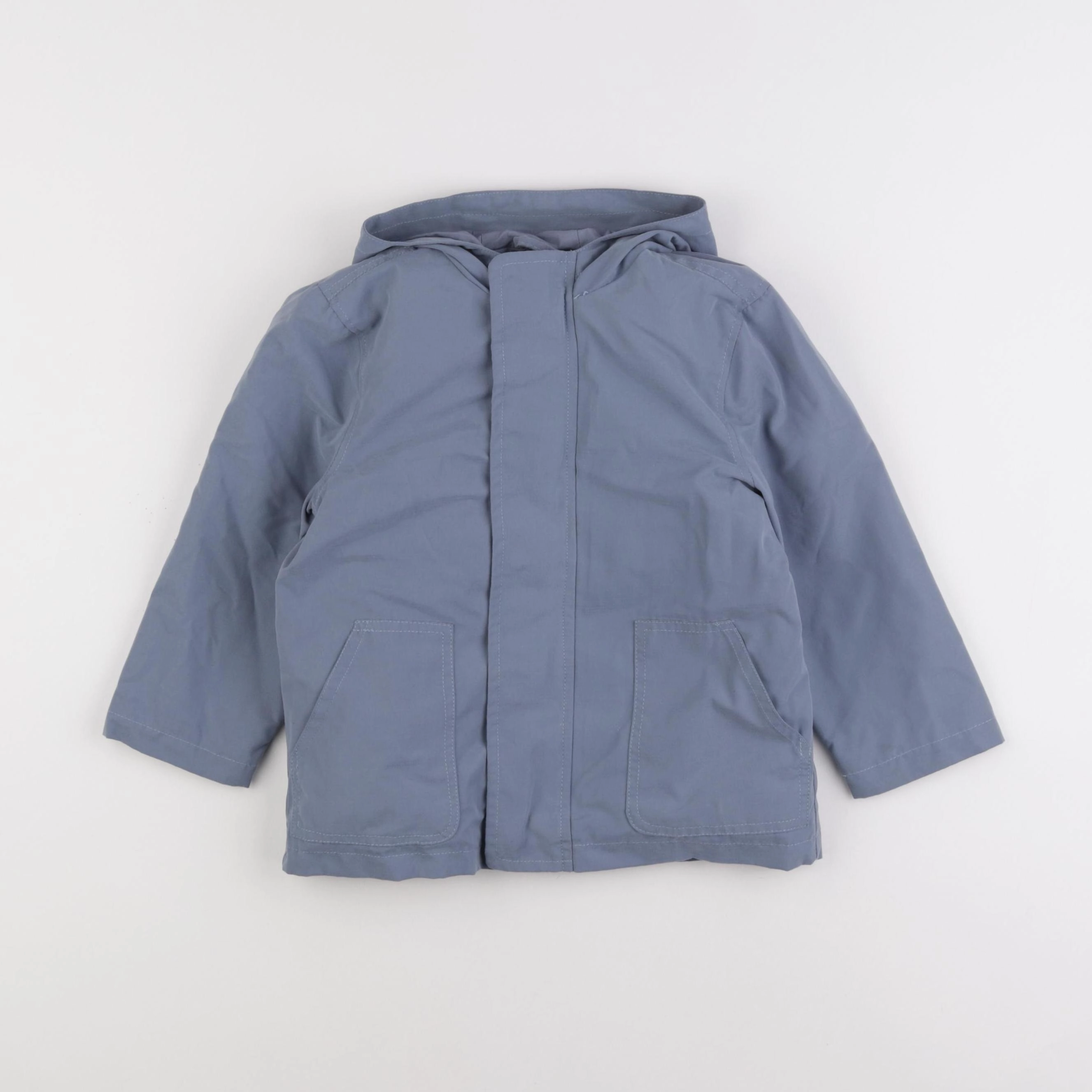 Vertbaudet - manteau doublure amovible bleu - 36 mois