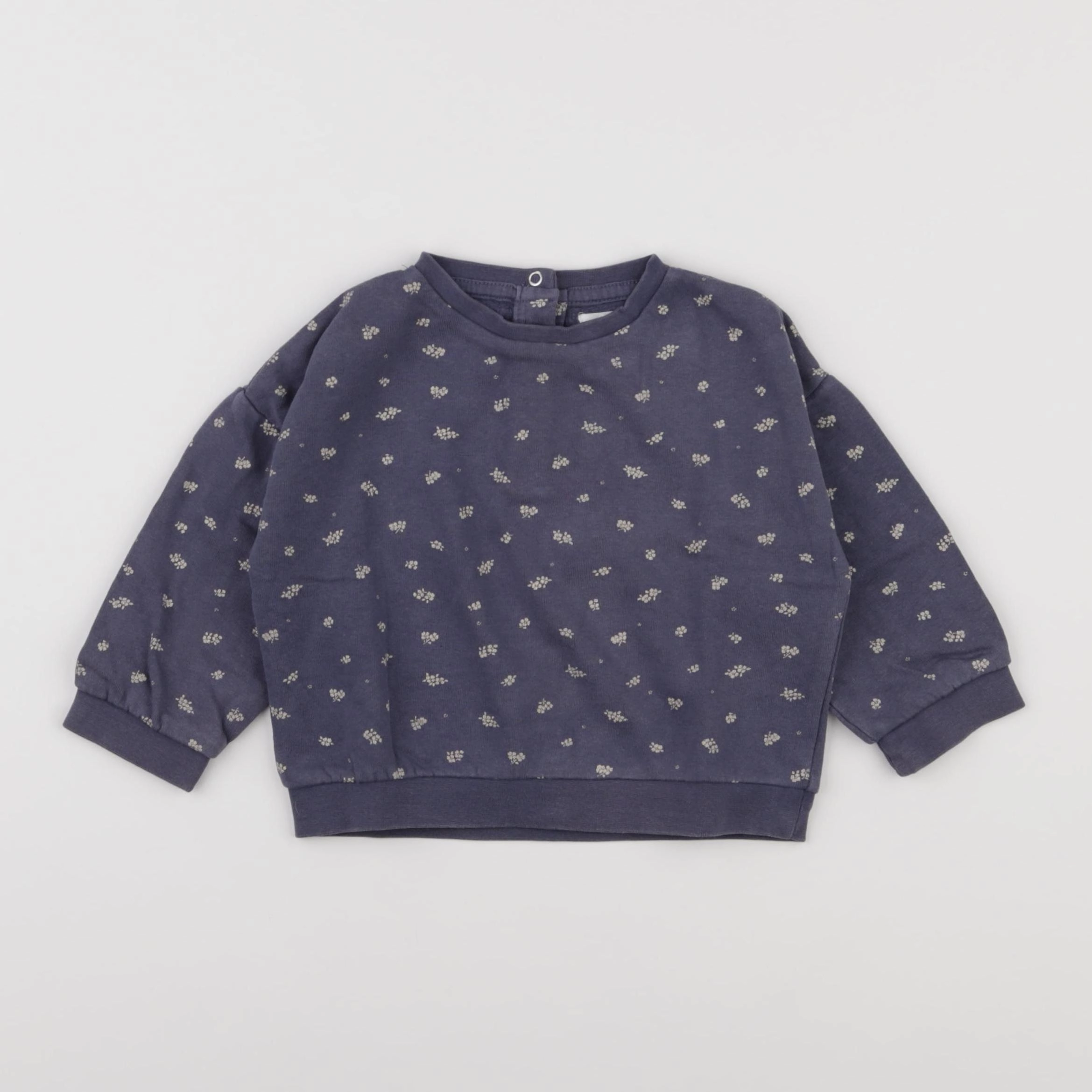 Vertbaudet - sweat bleu - 18 mois