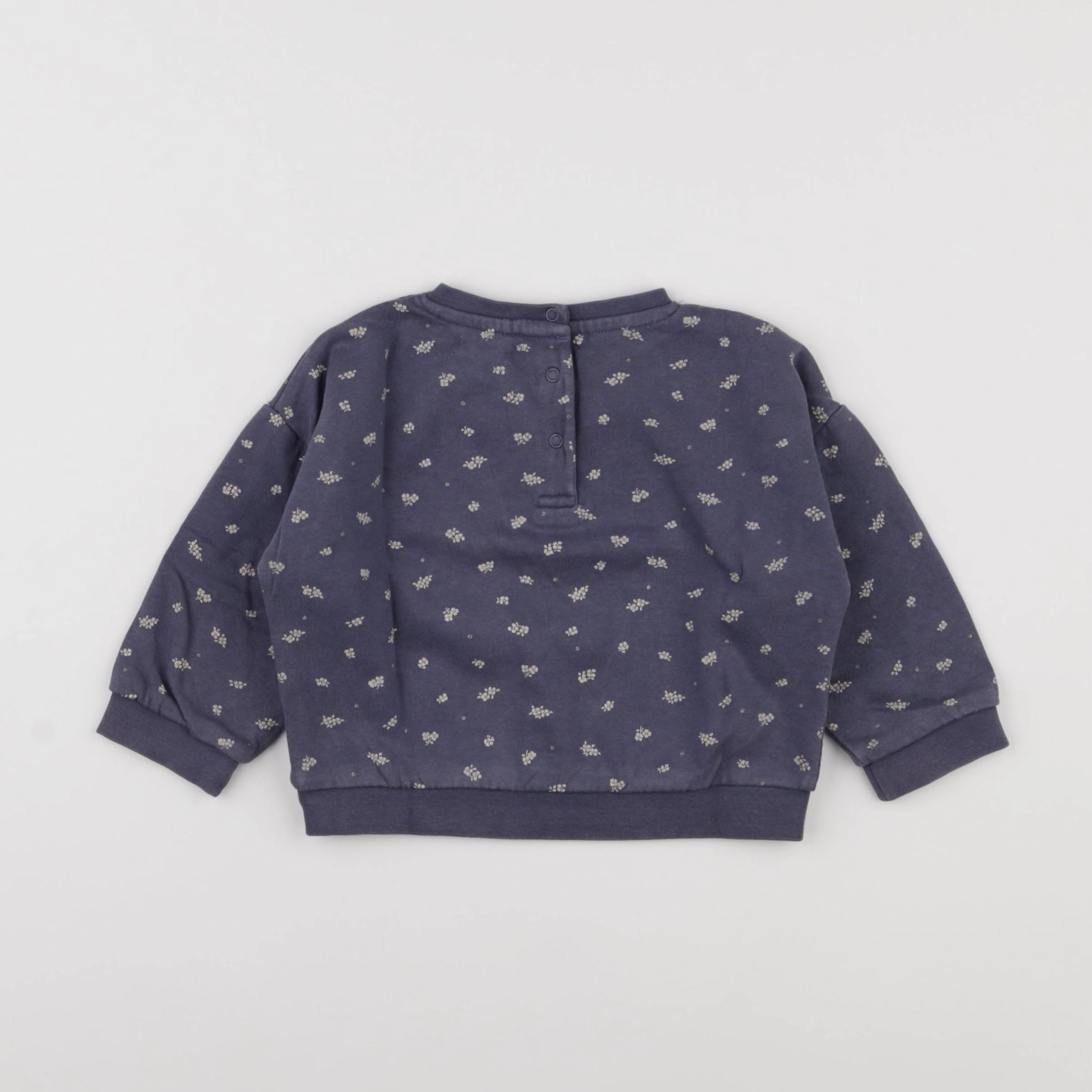 Vertbaudet - sweat bleu - 18 mois