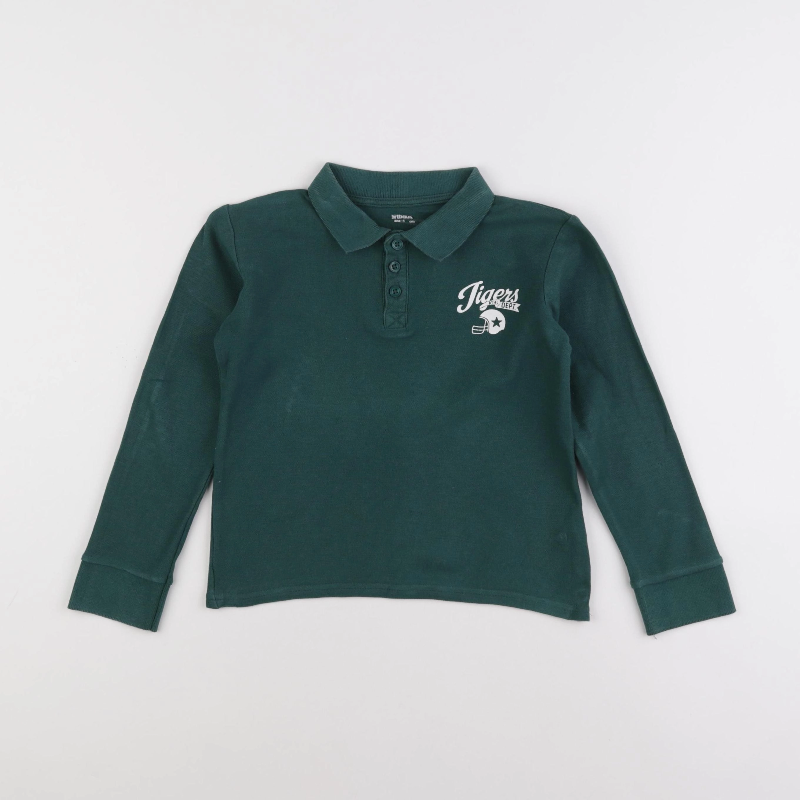 Vertbaudet - polo vert - 6 ans