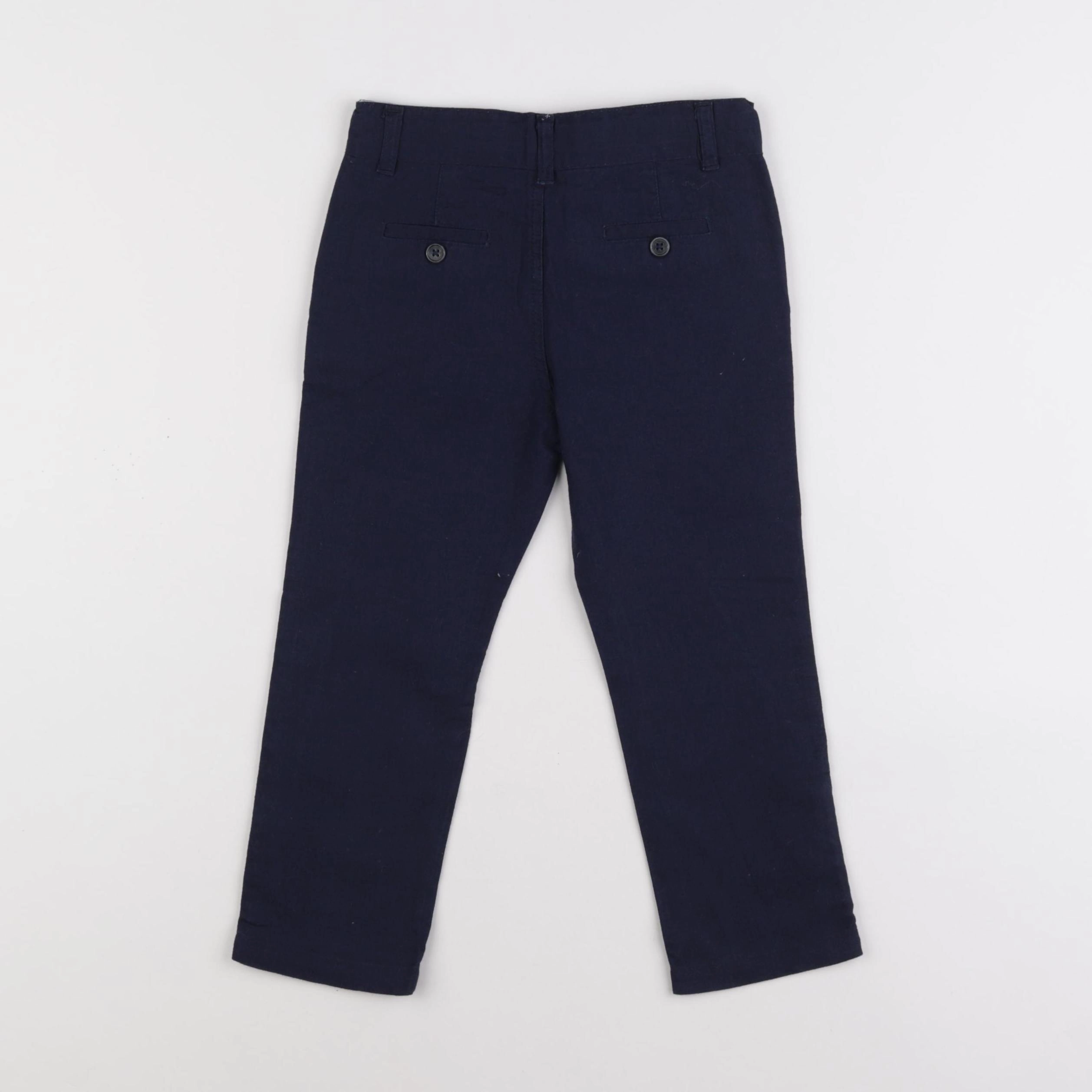 Vertbaudet - pantalon bleu - 3 ans