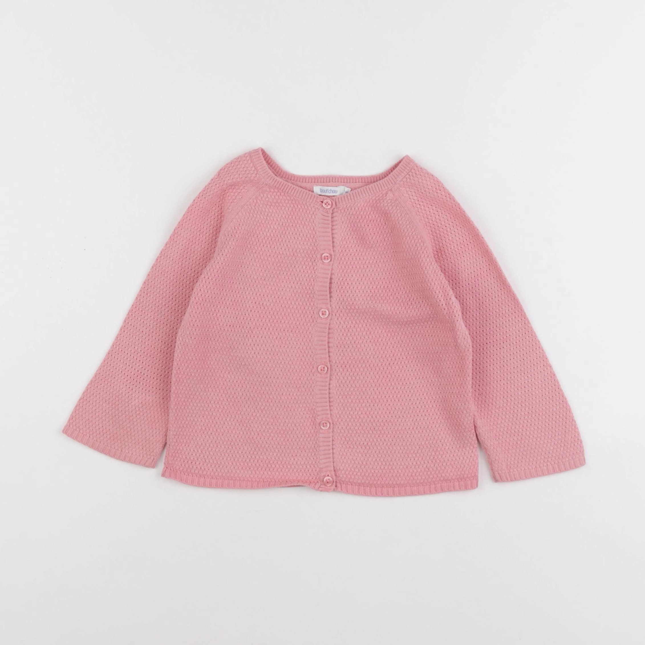 Boutchou - gilet rose - 24 mois