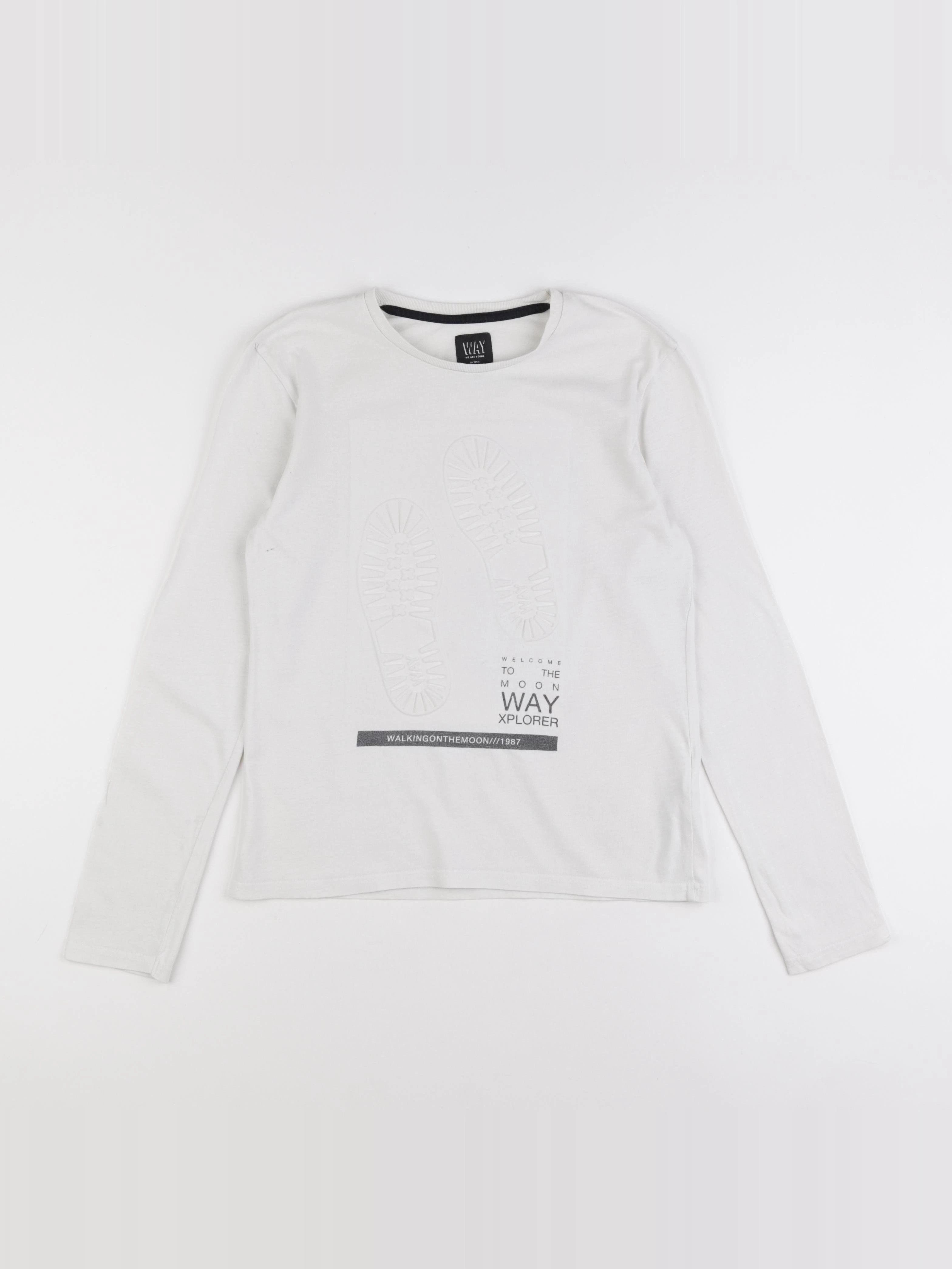 IKKS - tee-shirt blanc - 12 ans