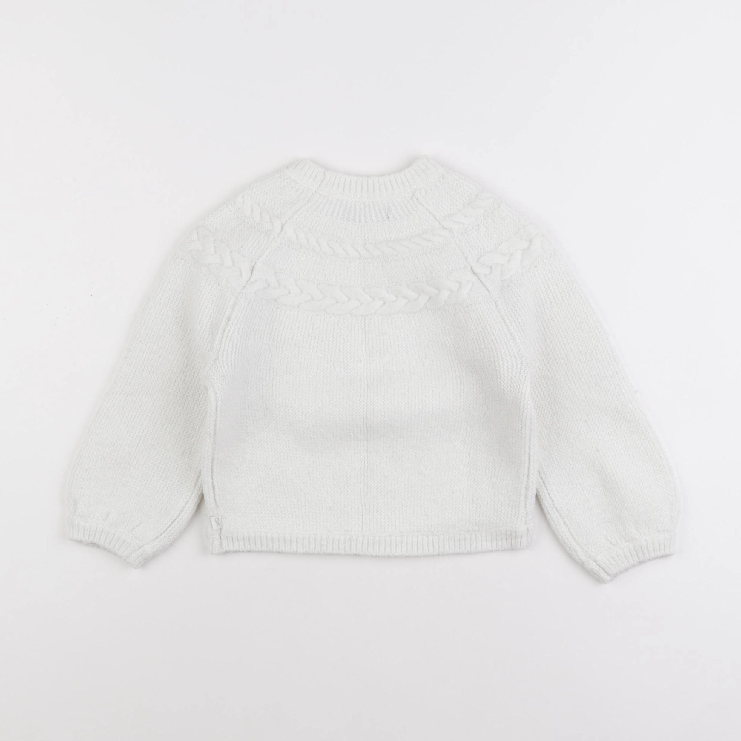 Okaidi - pull blanc - 3 ans