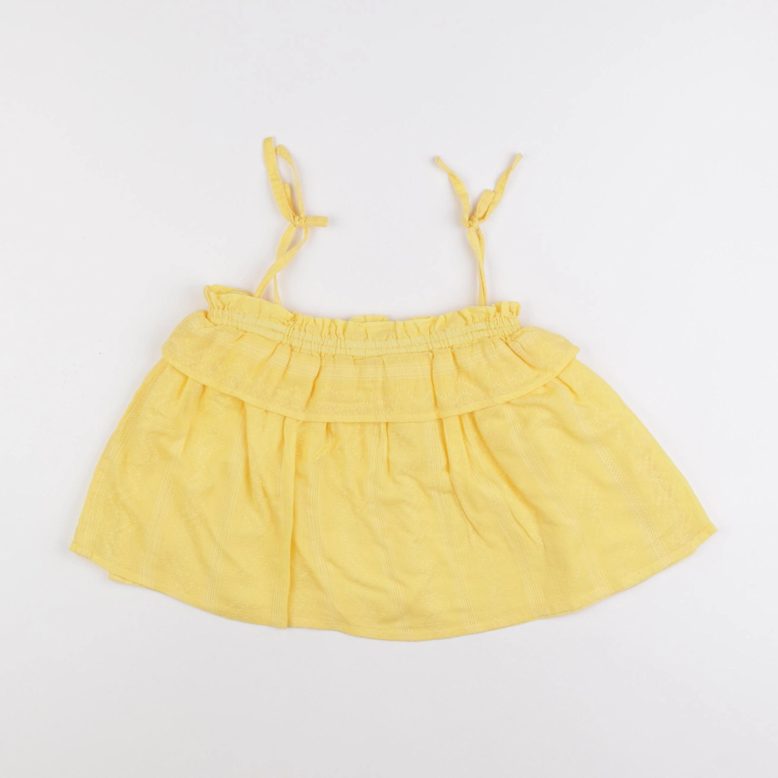 Monoprix - blouse jaune - 5 ans