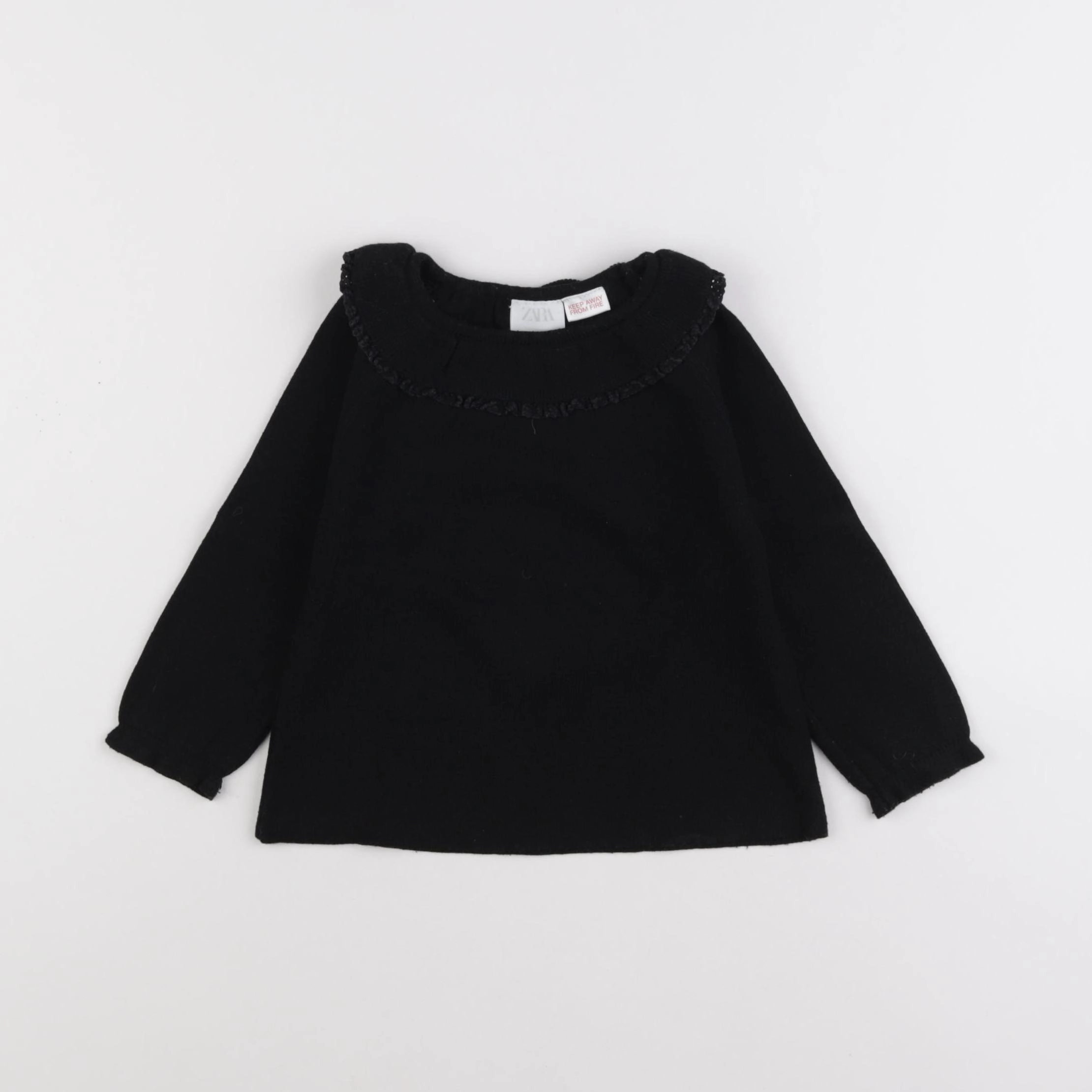 Zara - pull noir - 18/24 mois