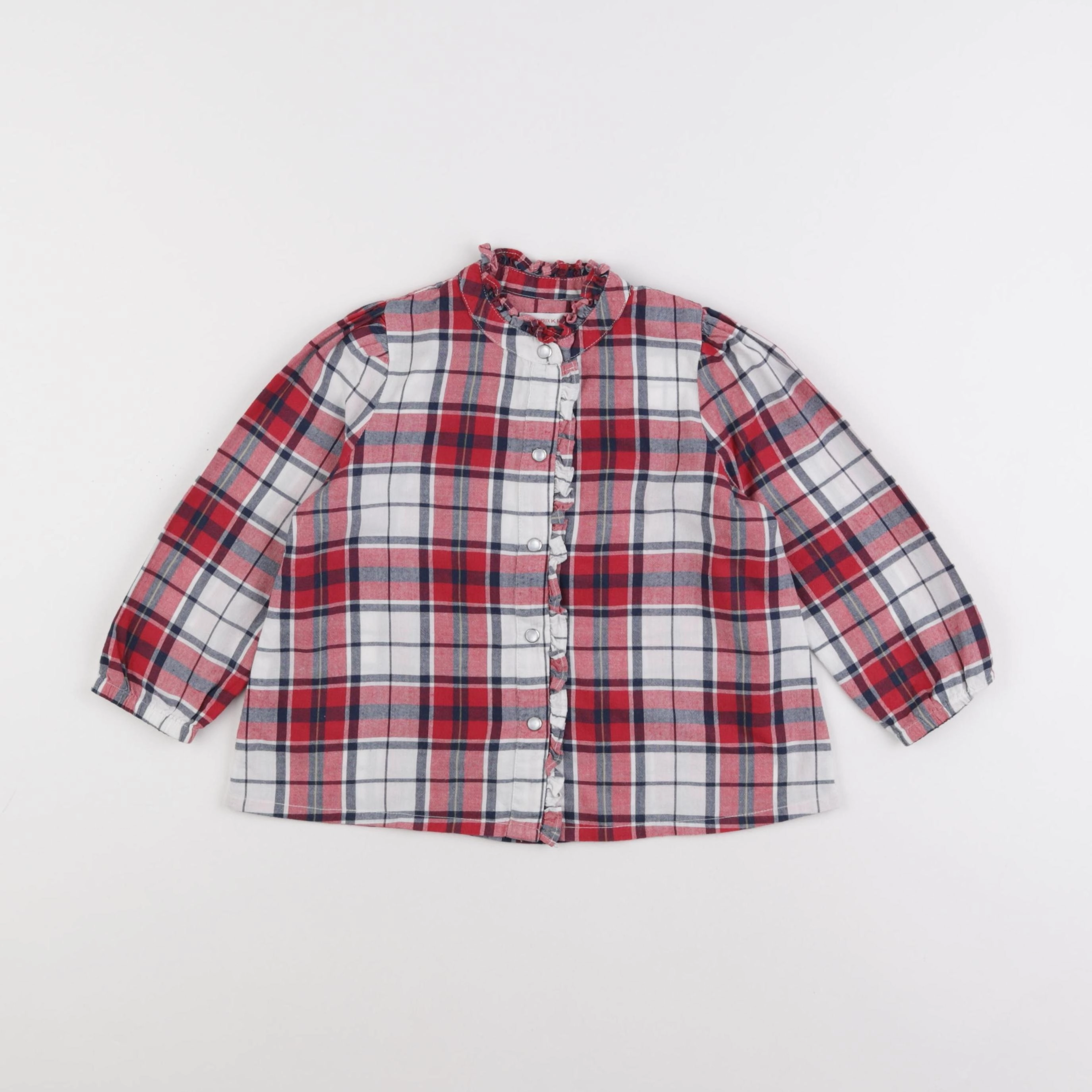 Monoprix - blouse rouge - 3 ans